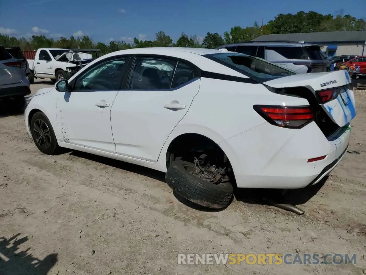 2 Photograph of a damaged car 3N1AB8CV2MY286727 NISSAN SENTRA 2021