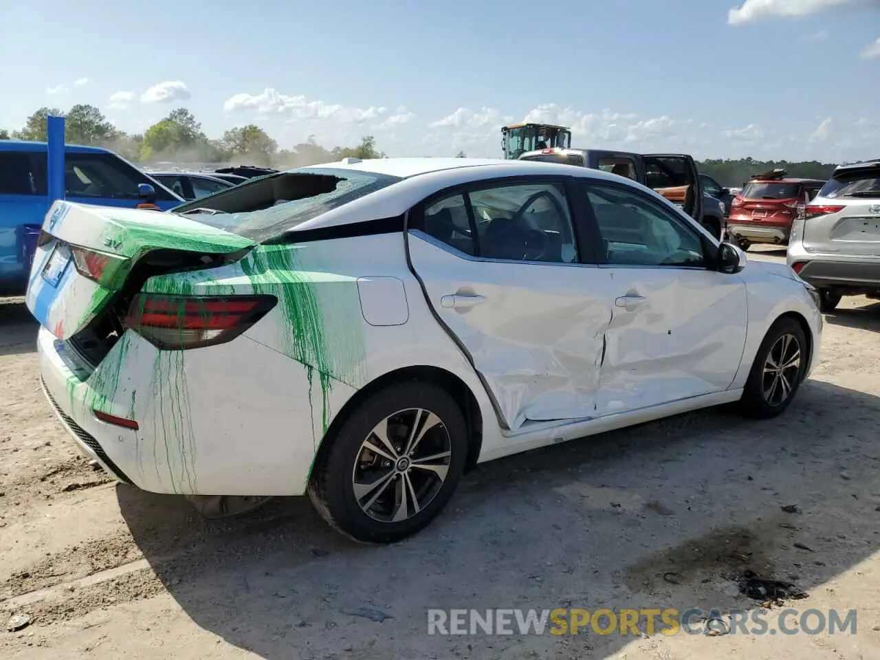 3 Photograph of a damaged car 3N1AB8CV2MY286727 NISSAN SENTRA 2021