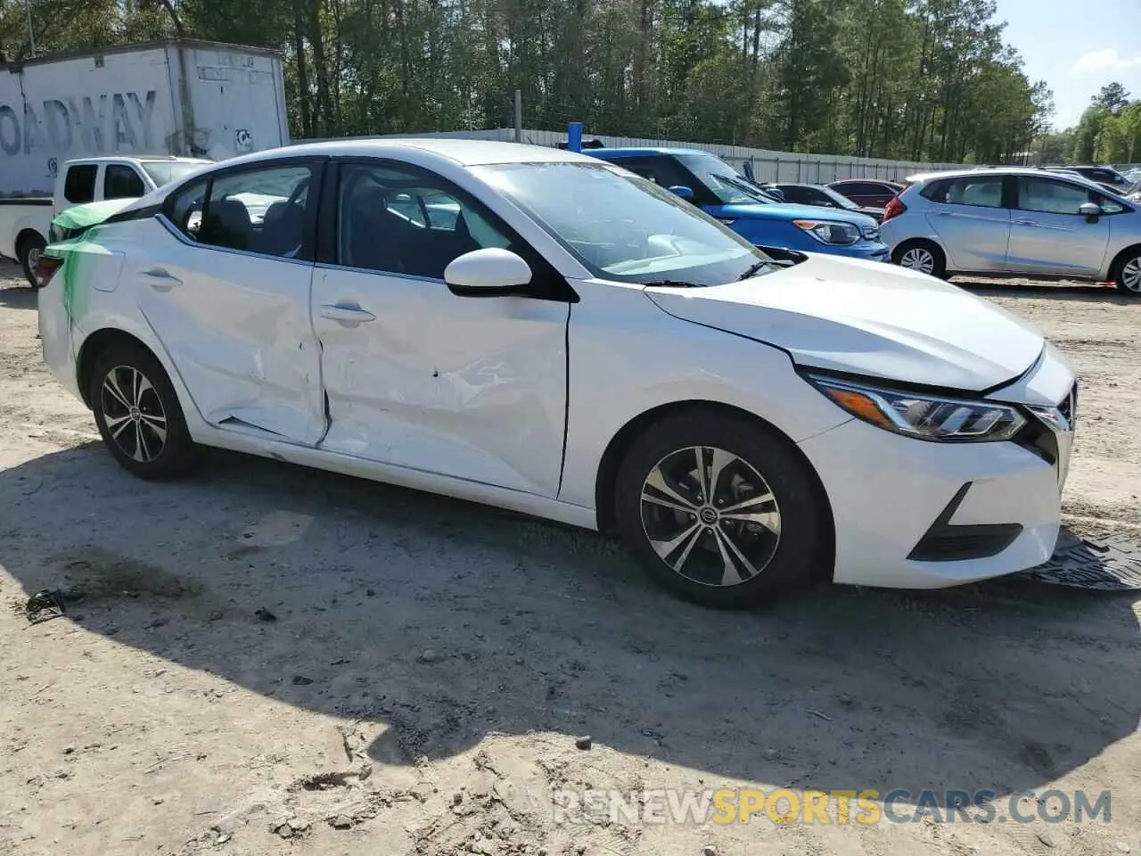 4 Photograph of a damaged car 3N1AB8CV2MY286727 NISSAN SENTRA 2021