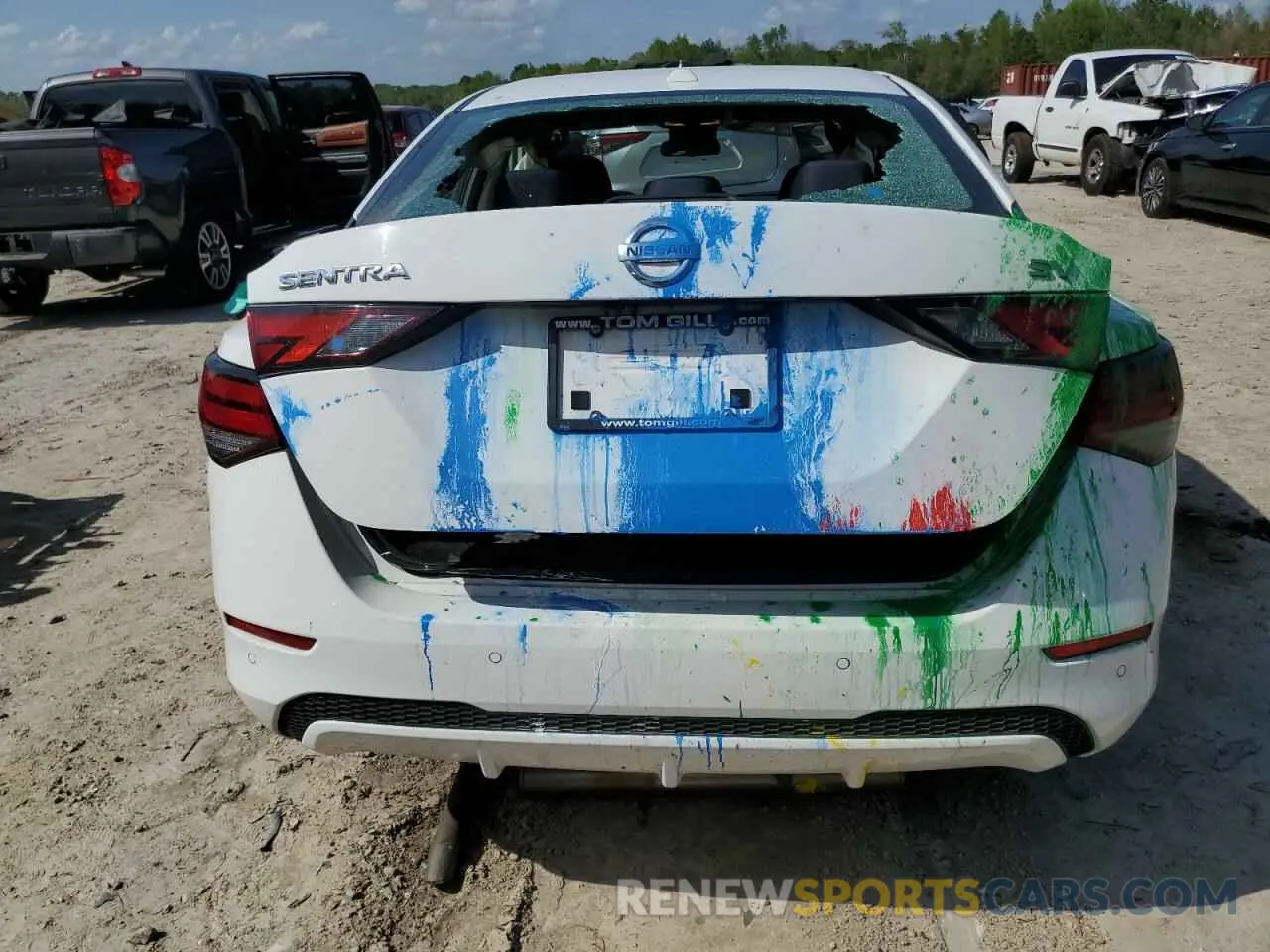 6 Photograph of a damaged car 3N1AB8CV2MY286727 NISSAN SENTRA 2021