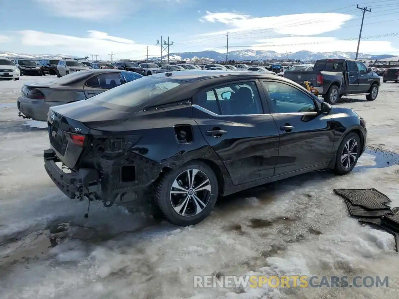 3 Photograph of a damaged car 3N1AB8CV2MY292351 NISSAN SENTRA 2021