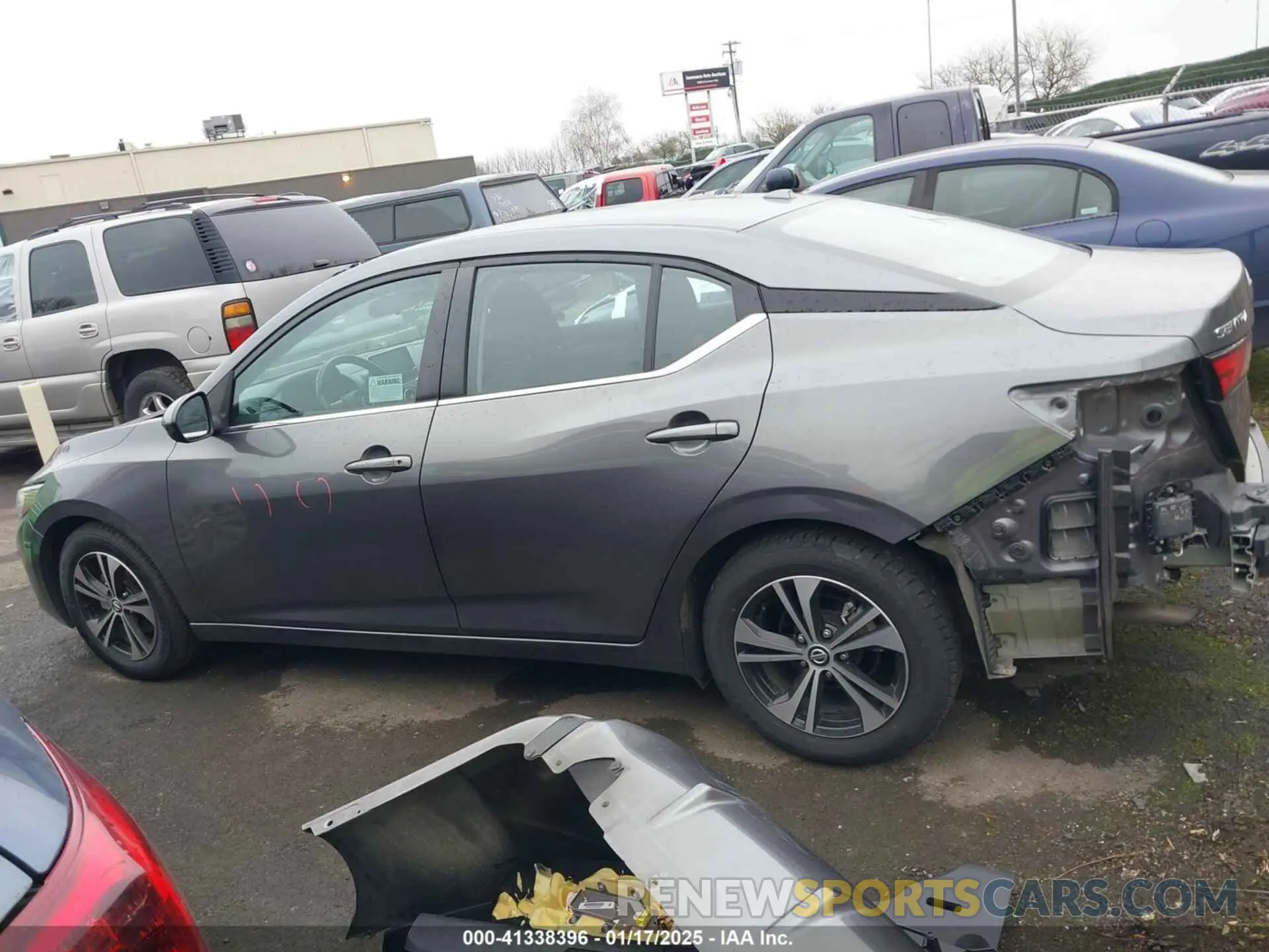 15 Photograph of a damaged car 3N1AB8CV2MY294665 NISSAN SENTRA 2021