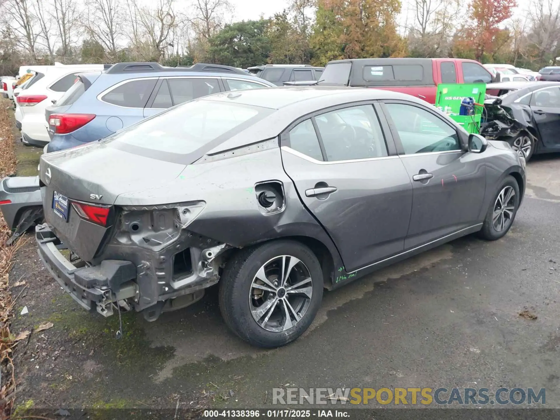 4 Photograph of a damaged car 3N1AB8CV2MY294665 NISSAN SENTRA 2021