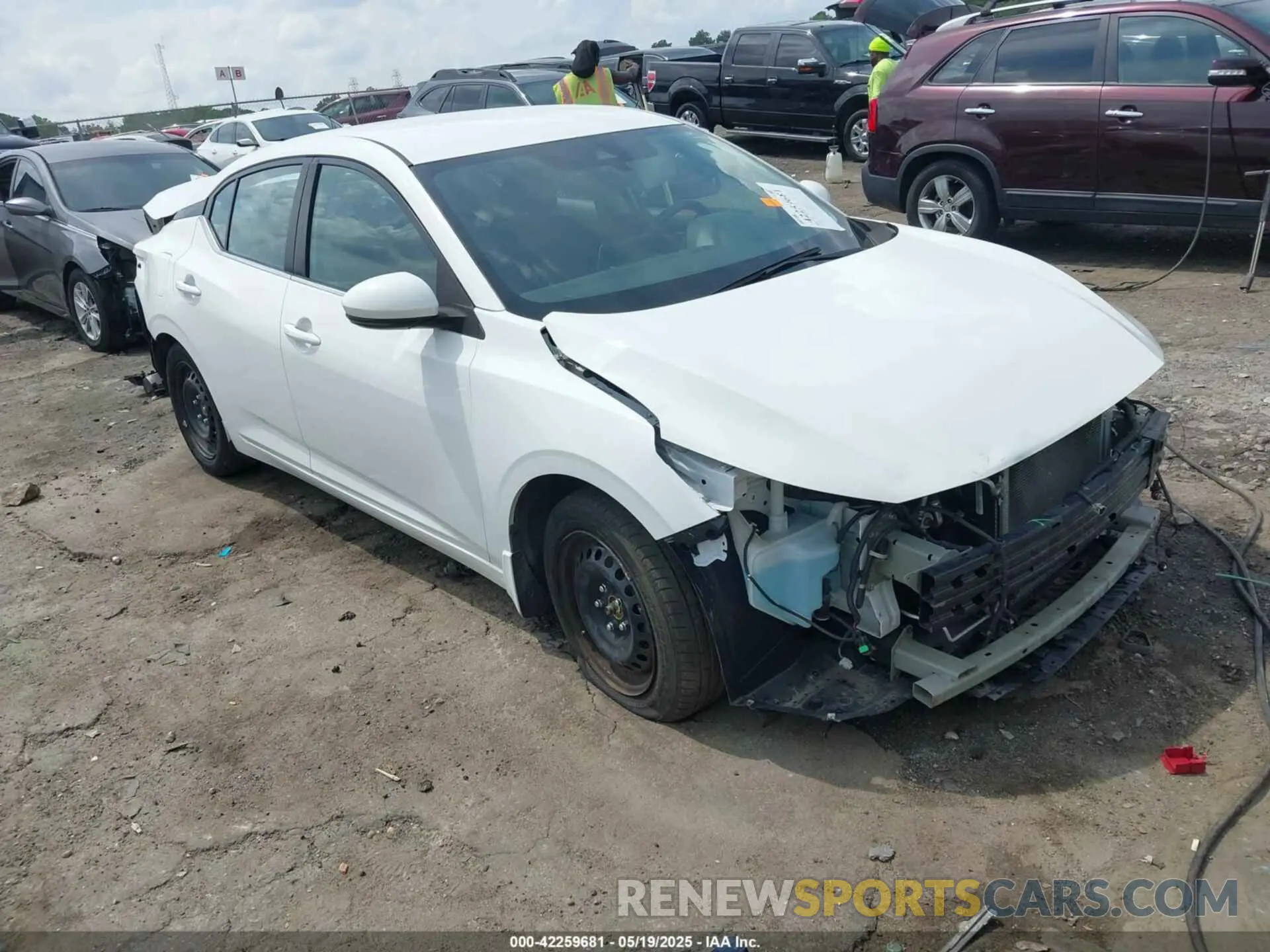 1 Photograph of a damaged car 3N1AB8CV2MY301677 NISSAN SENTRA 2021