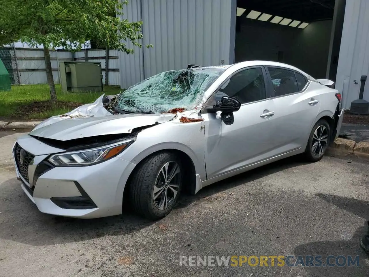 1 Photograph of a damaged car 3N1AB8CV2MY310699 NISSAN SENTRA 2021