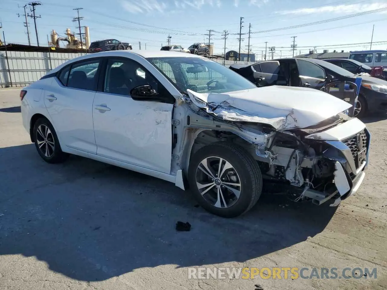 4 Photograph of a damaged car 3N1AB8CV2MY328121 NISSAN SENTRA 2021