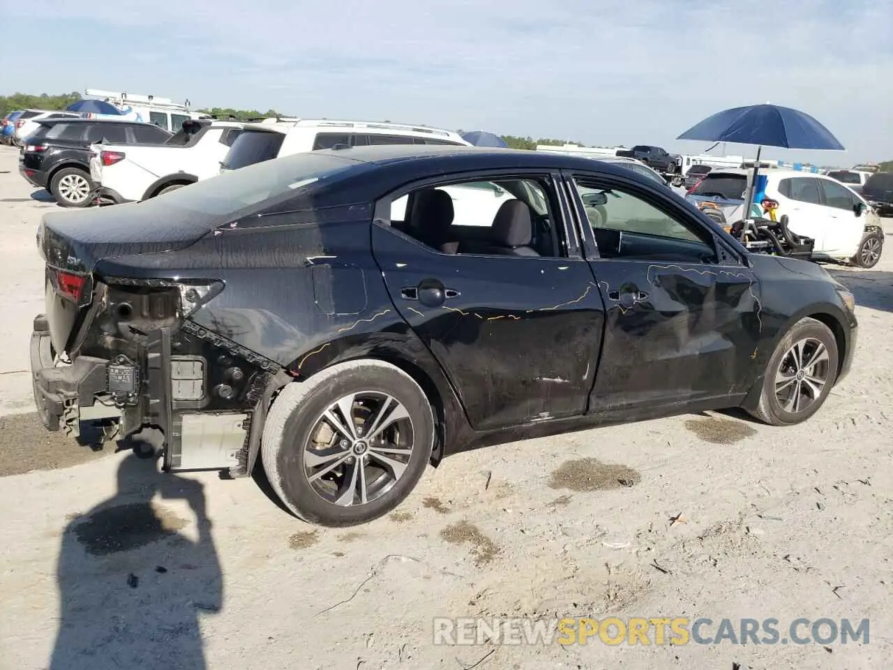 3 Photograph of a damaged car 3N1AB8CV3MY204021 NISSAN SENTRA 2021