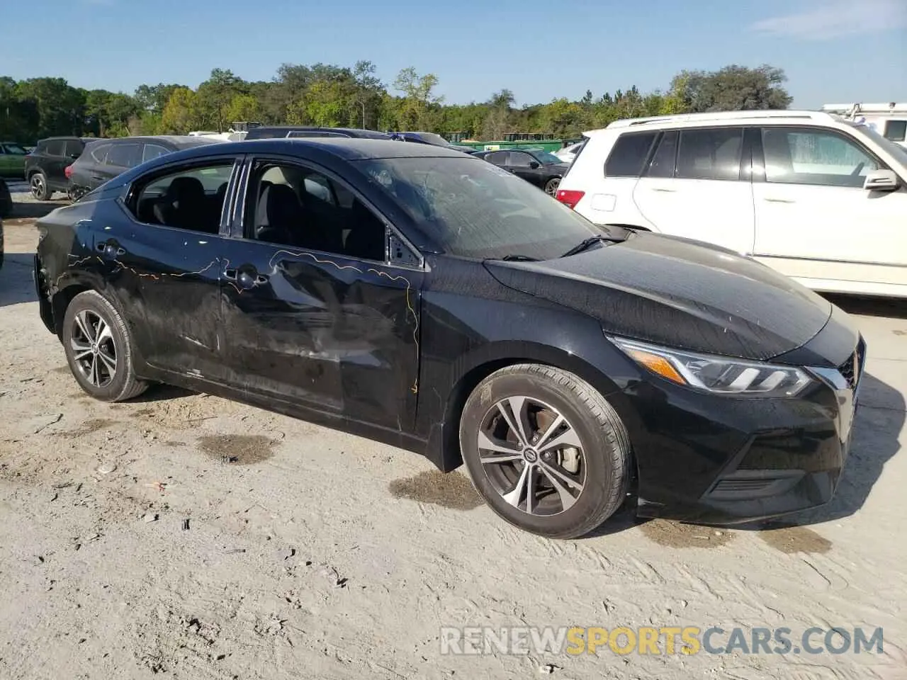 4 Photograph of a damaged car 3N1AB8CV3MY204021 NISSAN SENTRA 2021