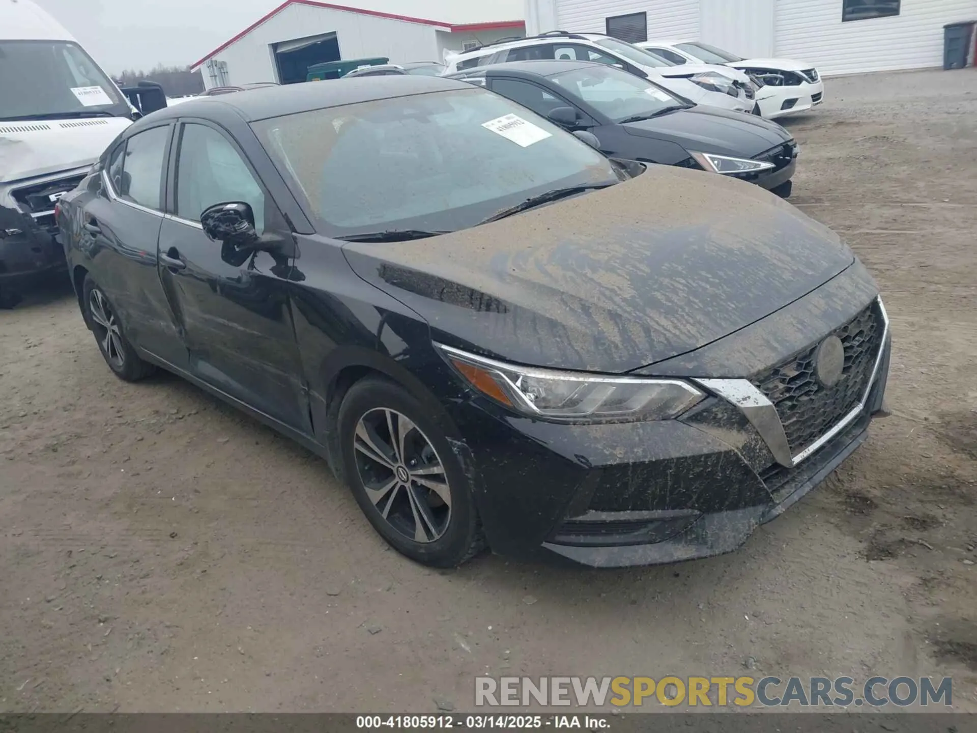 1 Photograph of a damaged car 3N1AB8CV3MY207209 NISSAN SENTRA 2021