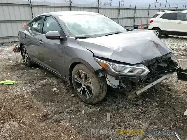 10 Photograph of a damaged car 3N1AB8CV3MY226794 NISSAN SENTRA 2021