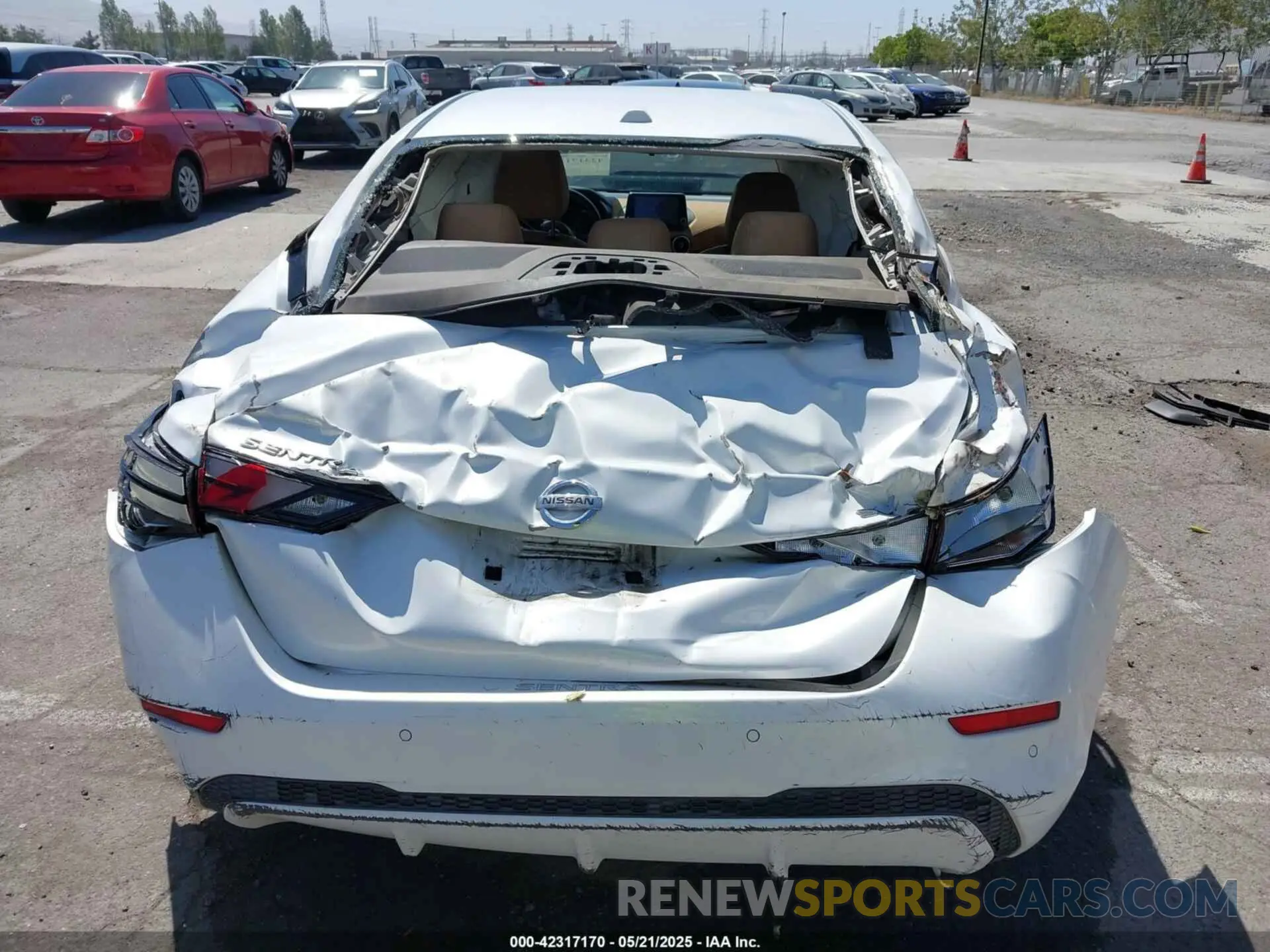 16 Photograph of a damaged car 3N1AB8CV3MY231042 NISSAN SENTRA 2021