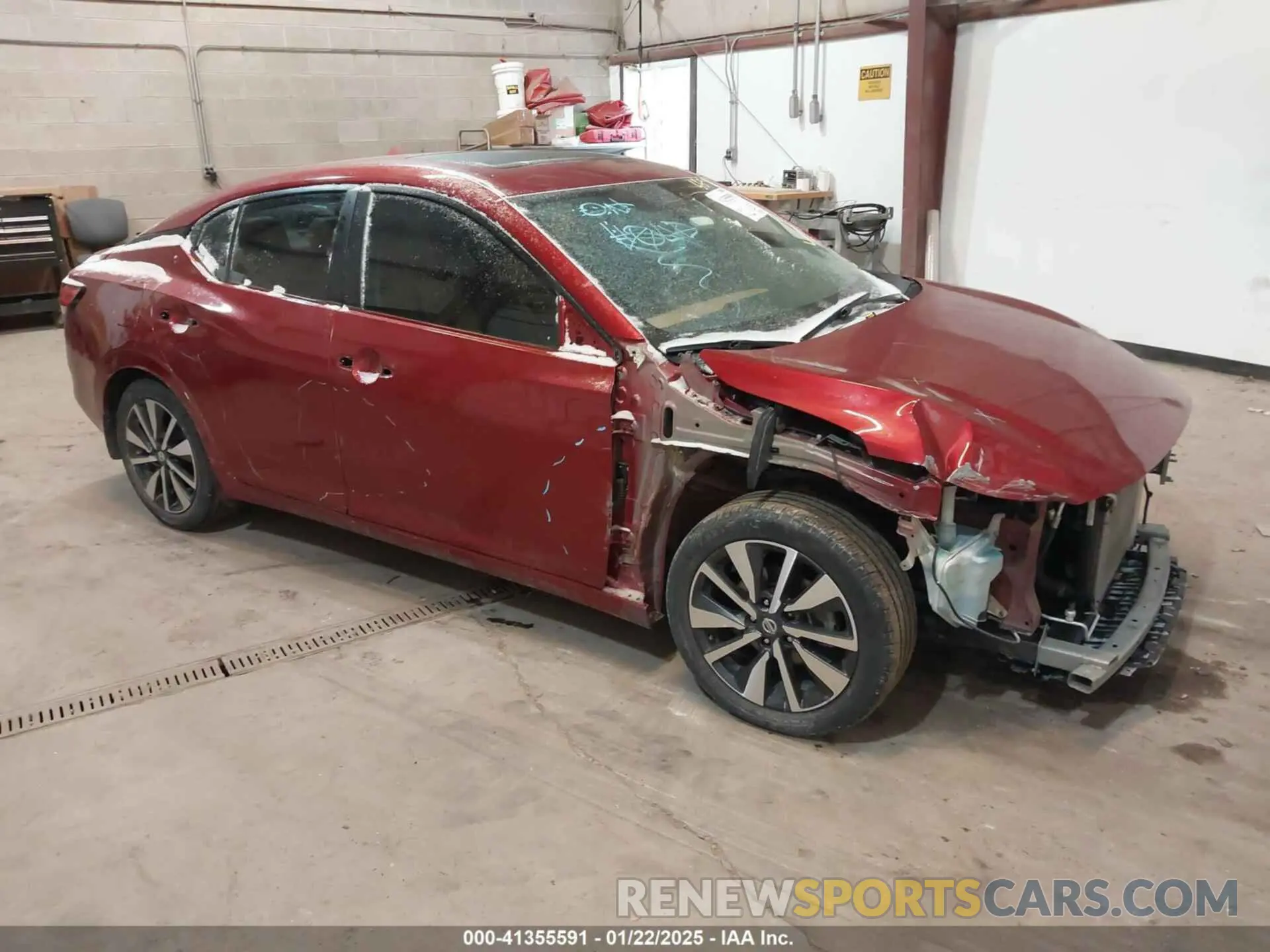 1 Photograph of a damaged car 3N1AB8CV3MY231963 NISSAN SENTRA 2021