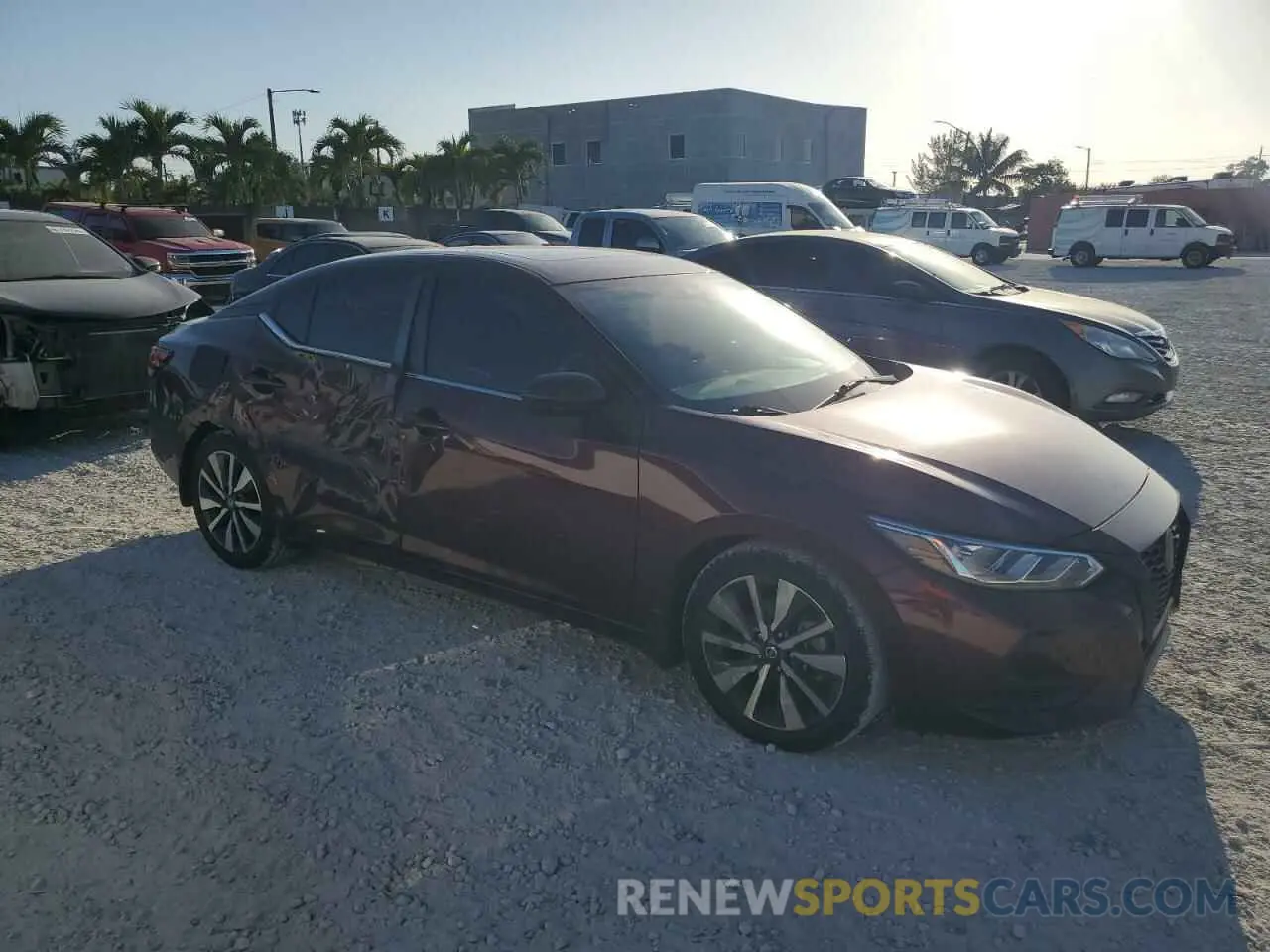 4 Photograph of a damaged car 3N1AB8CV3MY239223 NISSAN SENTRA 2021