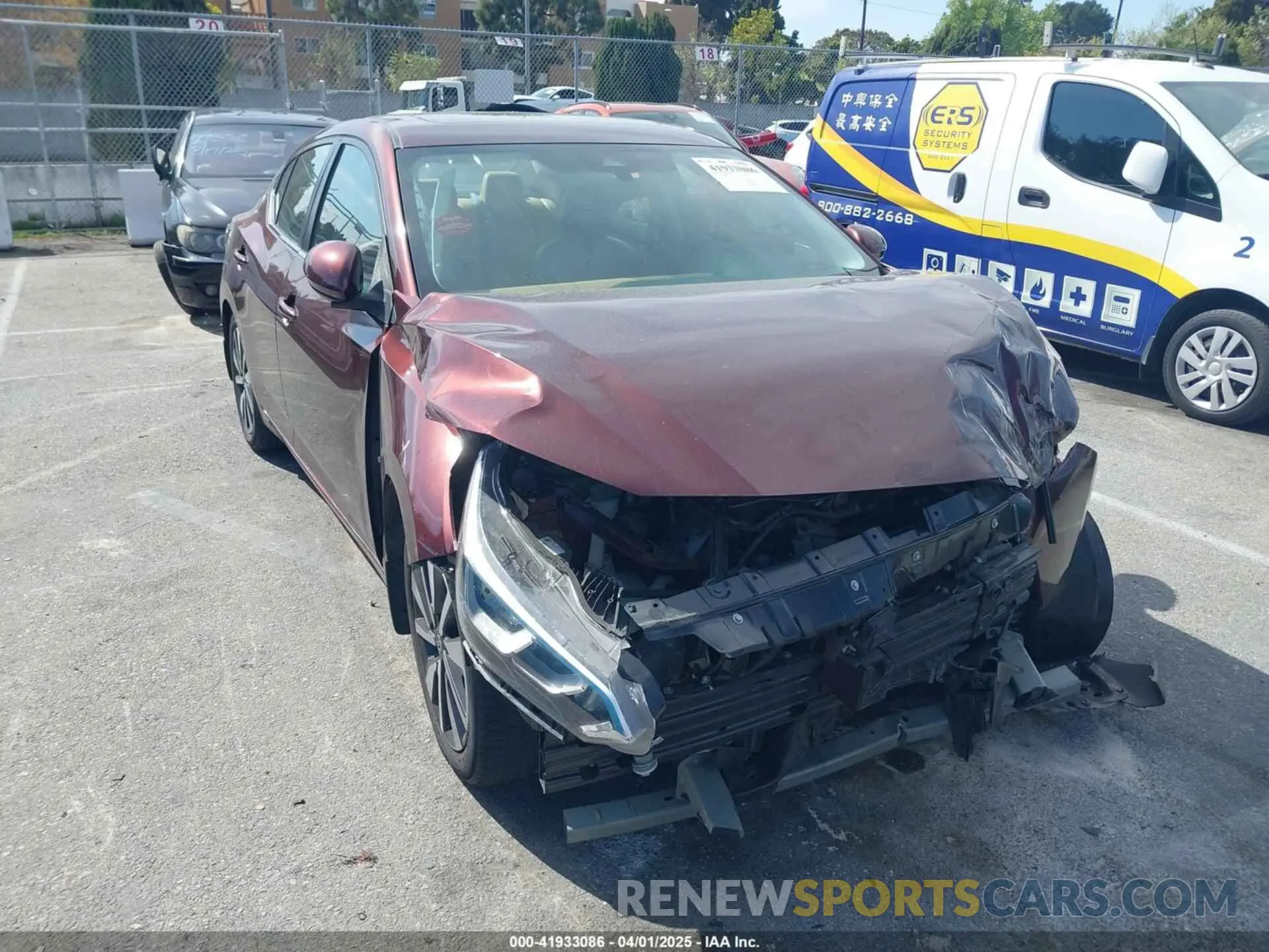 1 Photograph of a damaged car 3N1AB8CV3MY245748 NISSAN SENTRA 2021