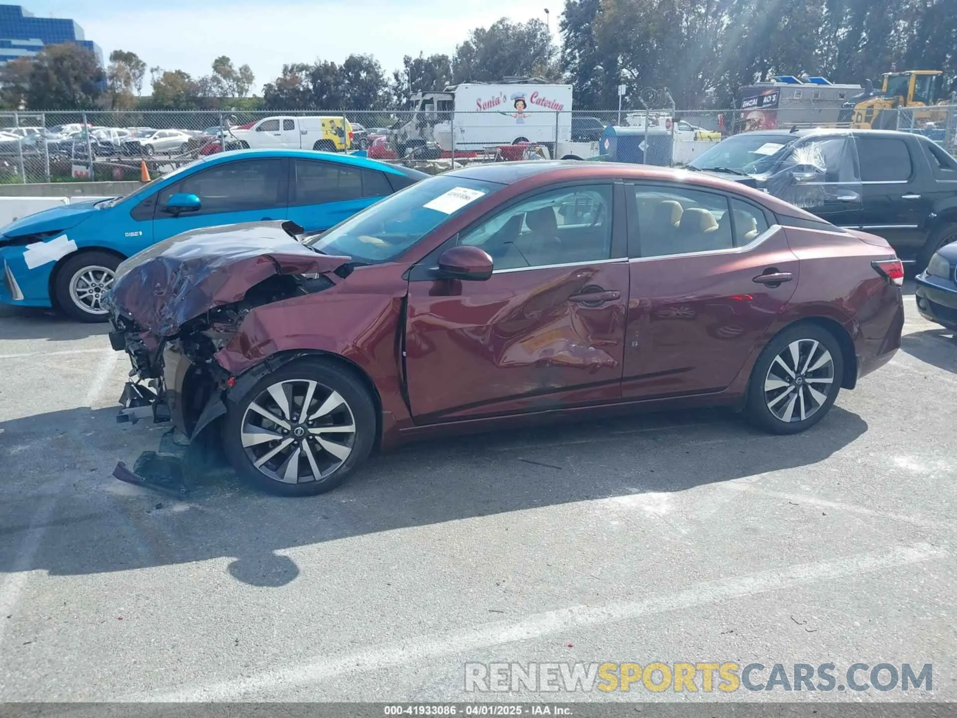 15 Photograph of a damaged car 3N1AB8CV3MY245748 NISSAN SENTRA 2021