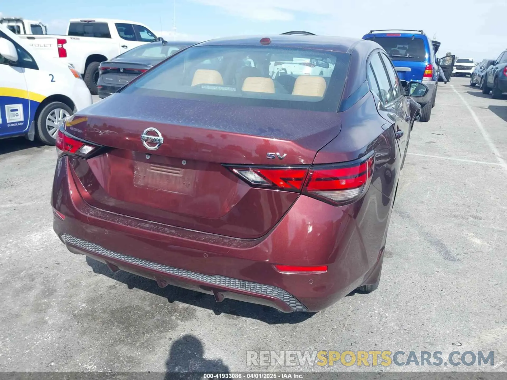 4 Photograph of a damaged car 3N1AB8CV3MY245748 NISSAN SENTRA 2021