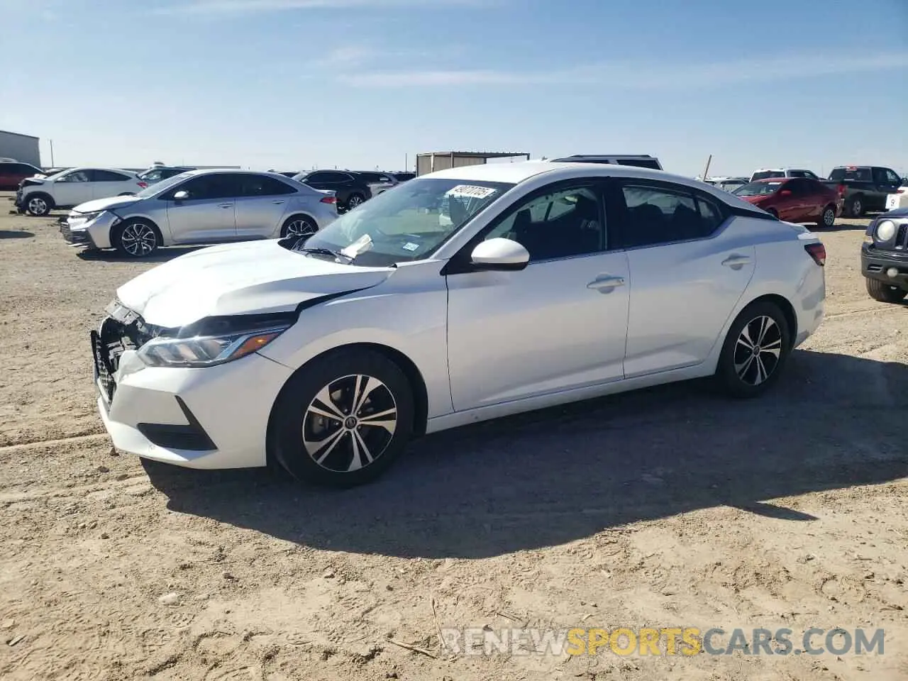1 Photograph of a damaged car 3N1AB8CV3MY251890 NISSAN SENTRA 2021