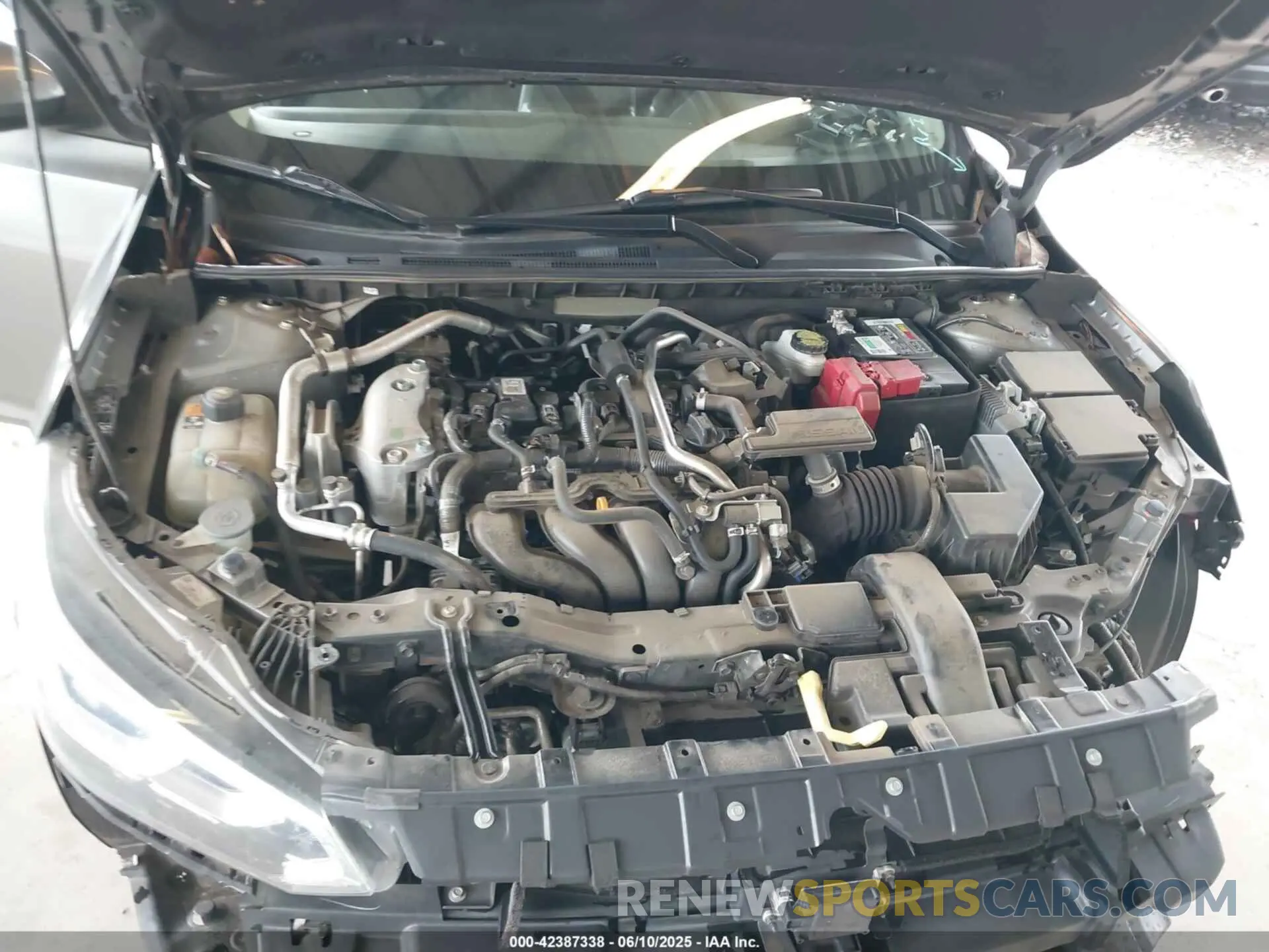 10 Photograph of a damaged car 3N1AB8CV3MY258015 NISSAN SENTRA 2021