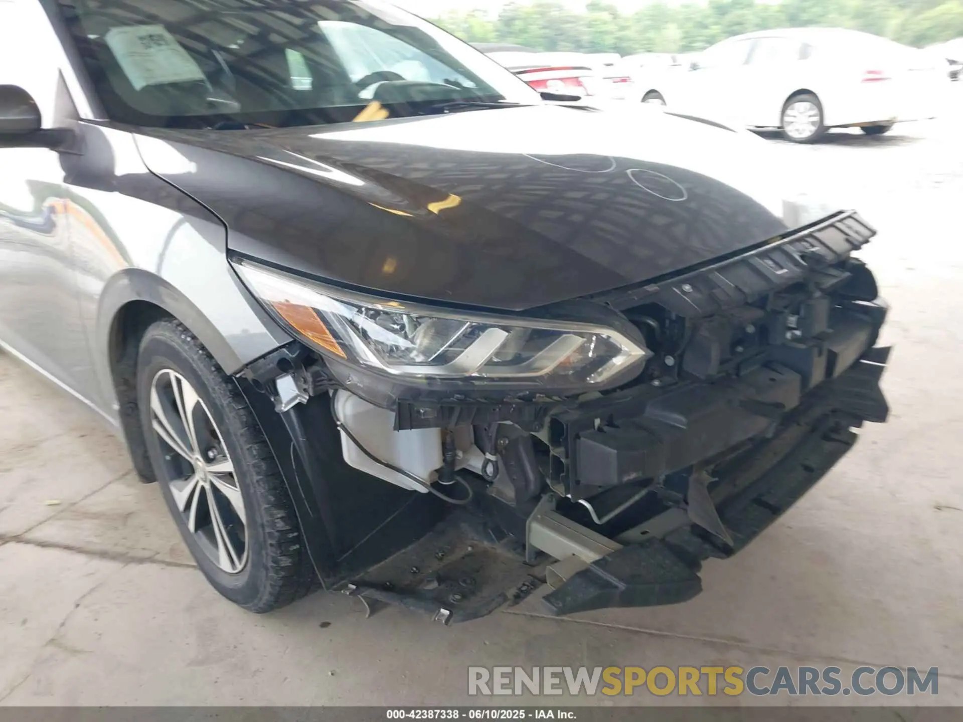 19 Photograph of a damaged car 3N1AB8CV3MY258015 NISSAN SENTRA 2021