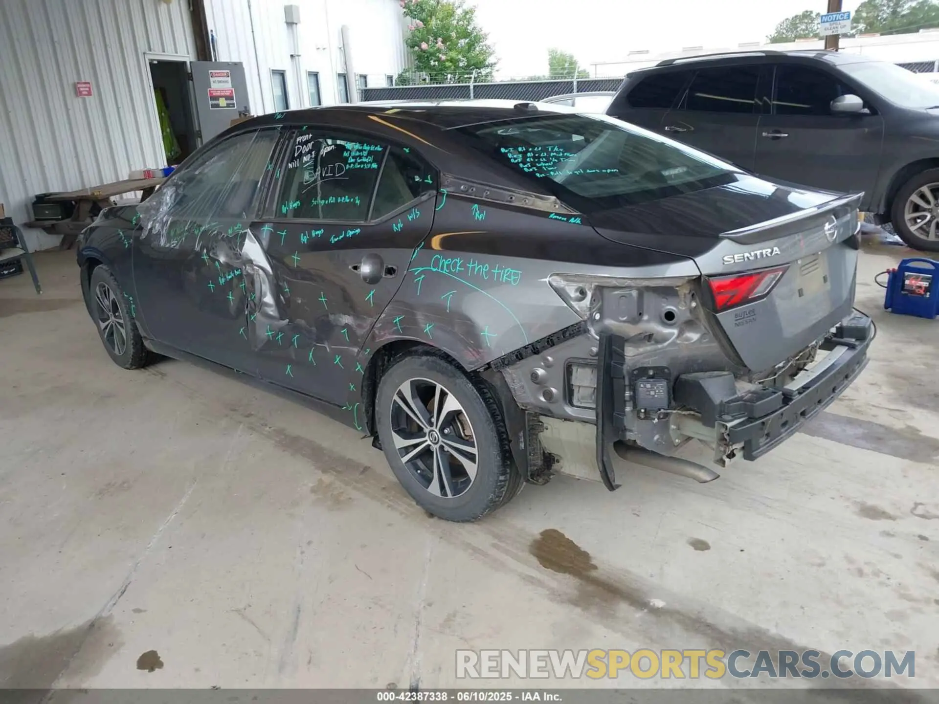 3 Photograph of a damaged car 3N1AB8CV3MY258015 NISSAN SENTRA 2021