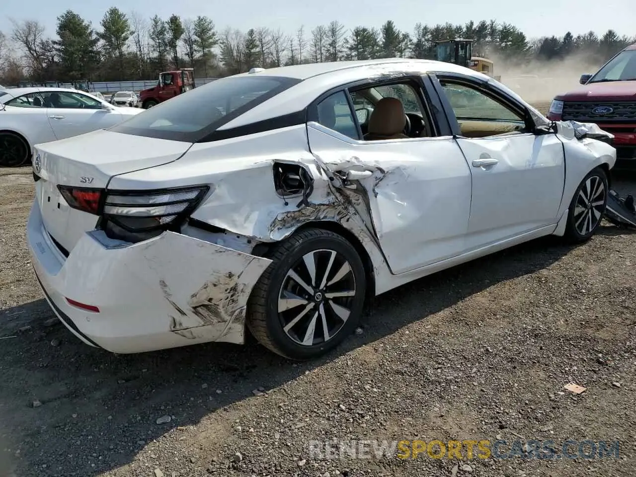 3 Photograph of a damaged car 3N1AB8CV3MY263456 NISSAN SENTRA 2021