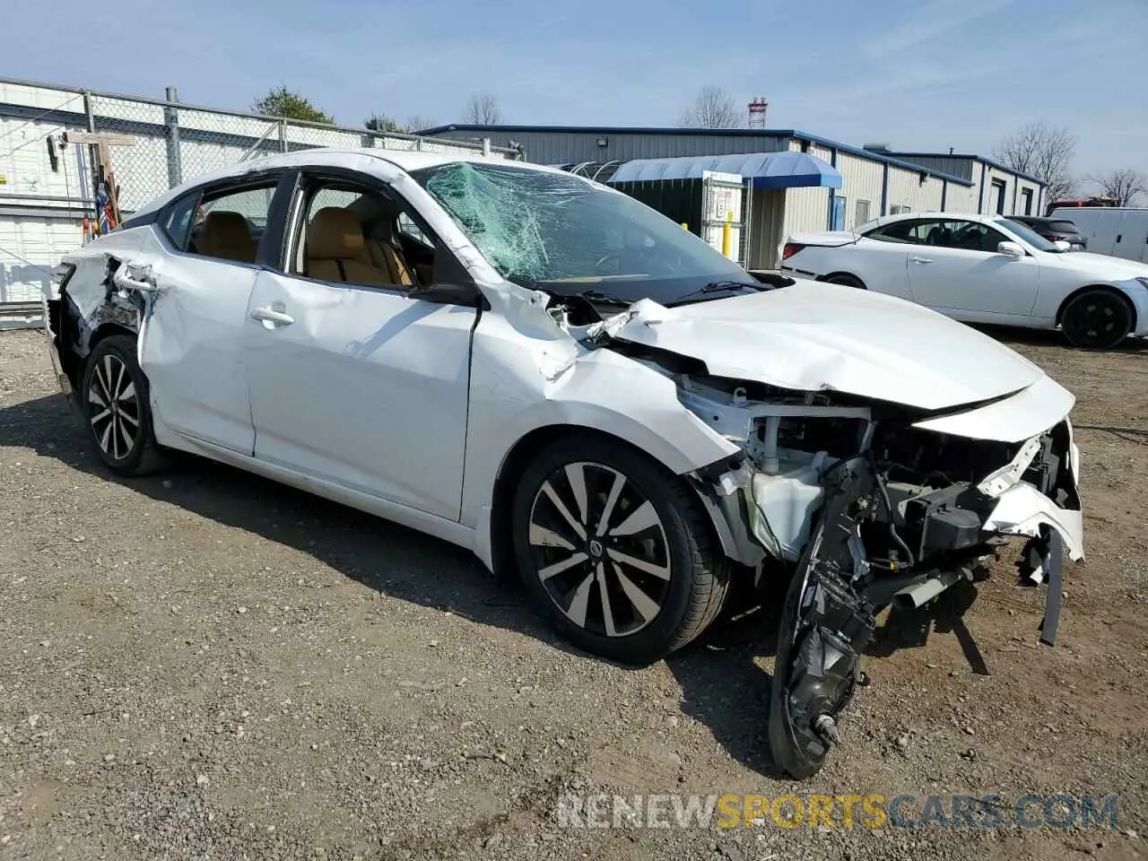 4 Photograph of a damaged car 3N1AB8CV3MY263456 NISSAN SENTRA 2021
