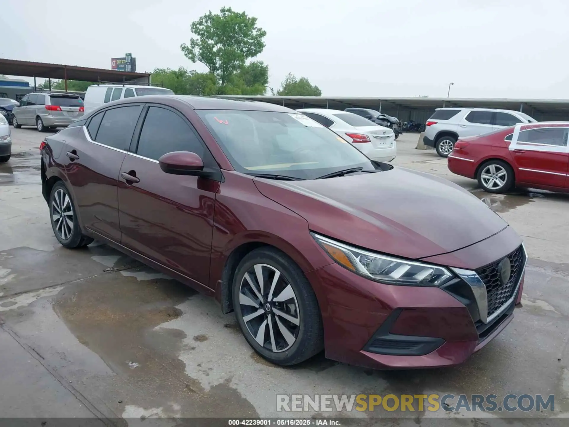 1 Photograph of a damaged car 3N1AB8CV3MY274814 NISSAN SENTRA 2021