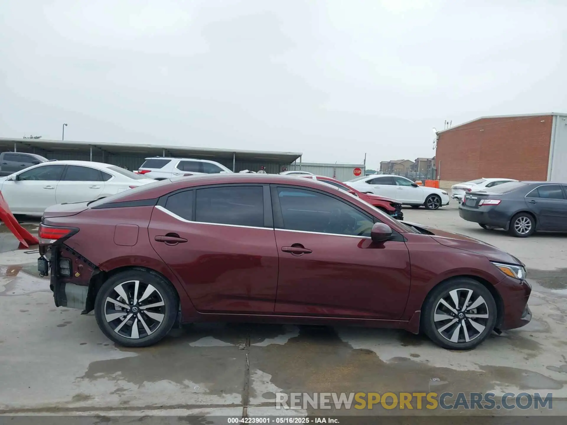 14 Photograph of a damaged car 3N1AB8CV3MY274814 NISSAN SENTRA 2021