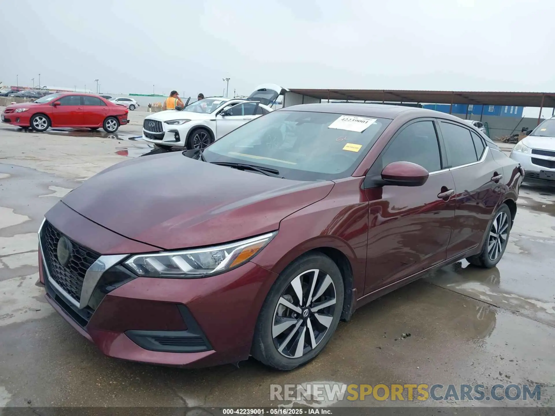 2 Photograph of a damaged car 3N1AB8CV3MY274814 NISSAN SENTRA 2021