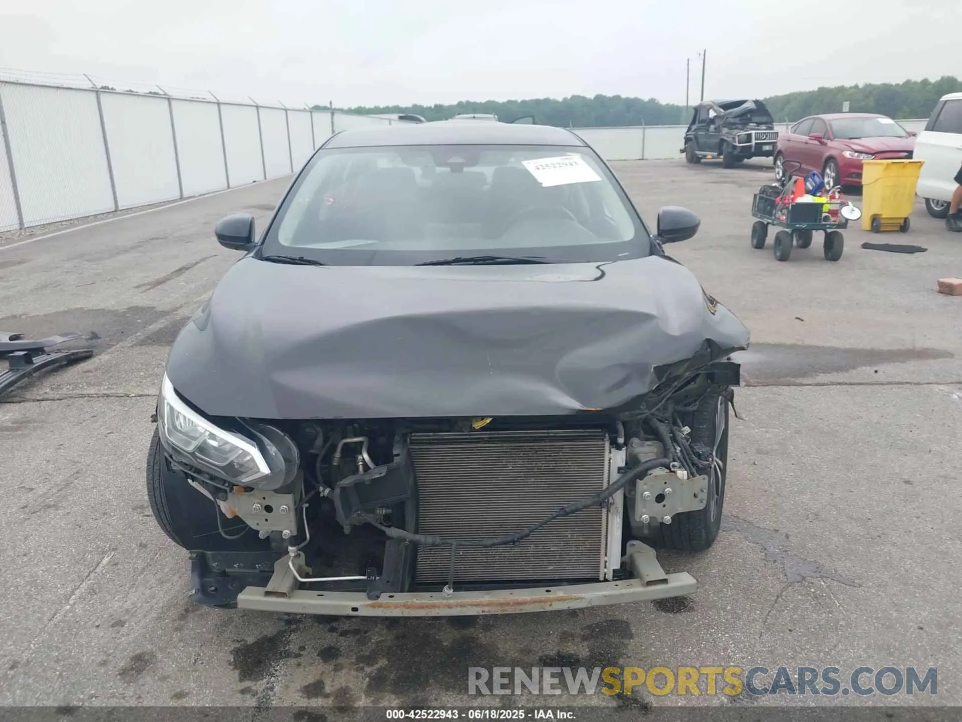 13 Photograph of a damaged car 3N1AB8CV3MY282492 NISSAN SENTRA 2021
