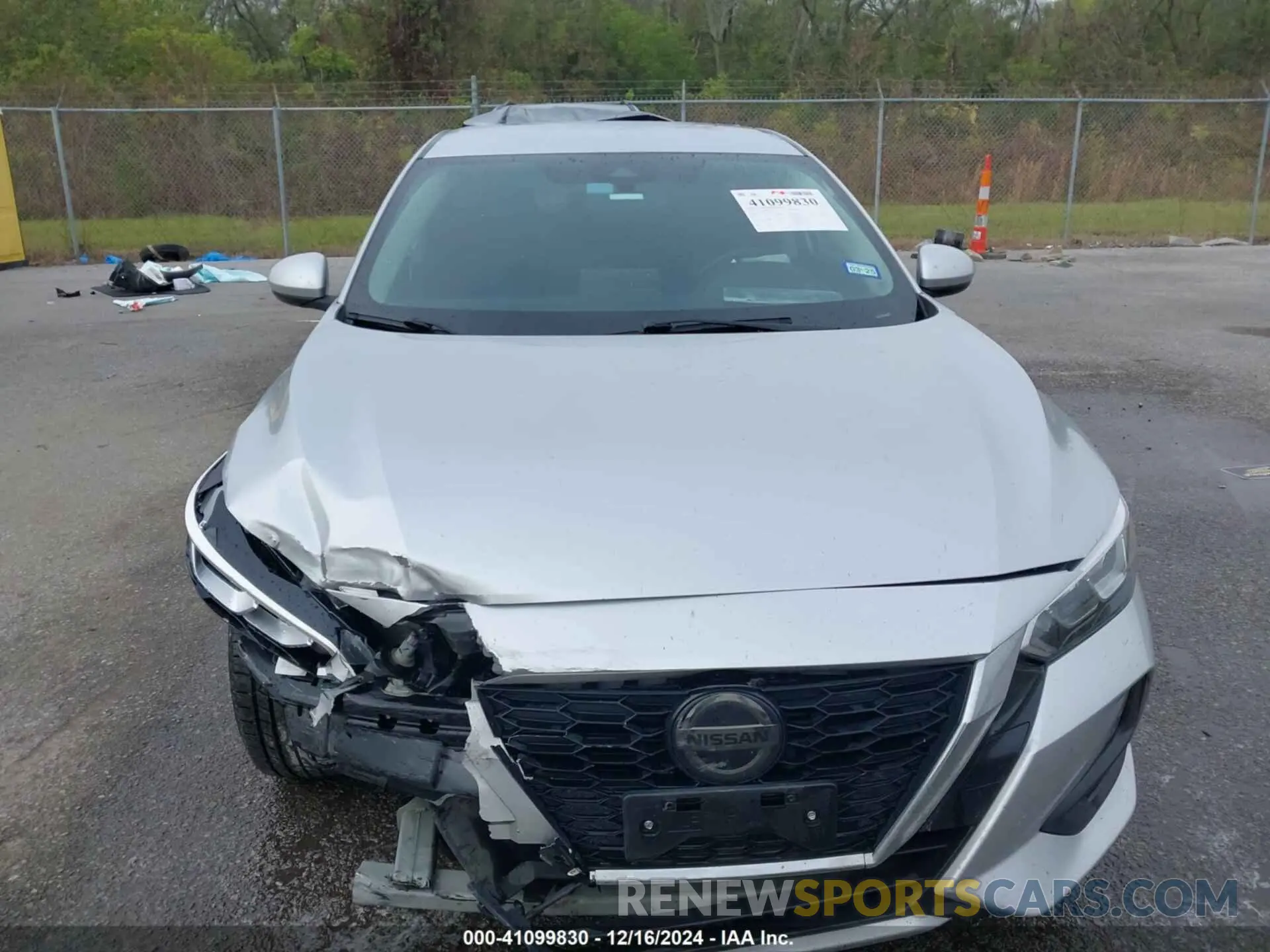 12 Photograph of a damaged car 3N1AB8CV3MY290334 NISSAN SENTRA 2021