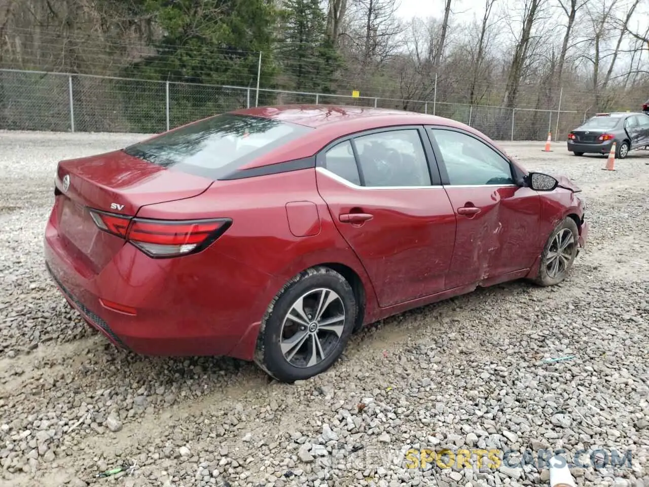 3 Photograph of a damaged car 3N1AB8CV3MY299454 NISSAN SENTRA 2021