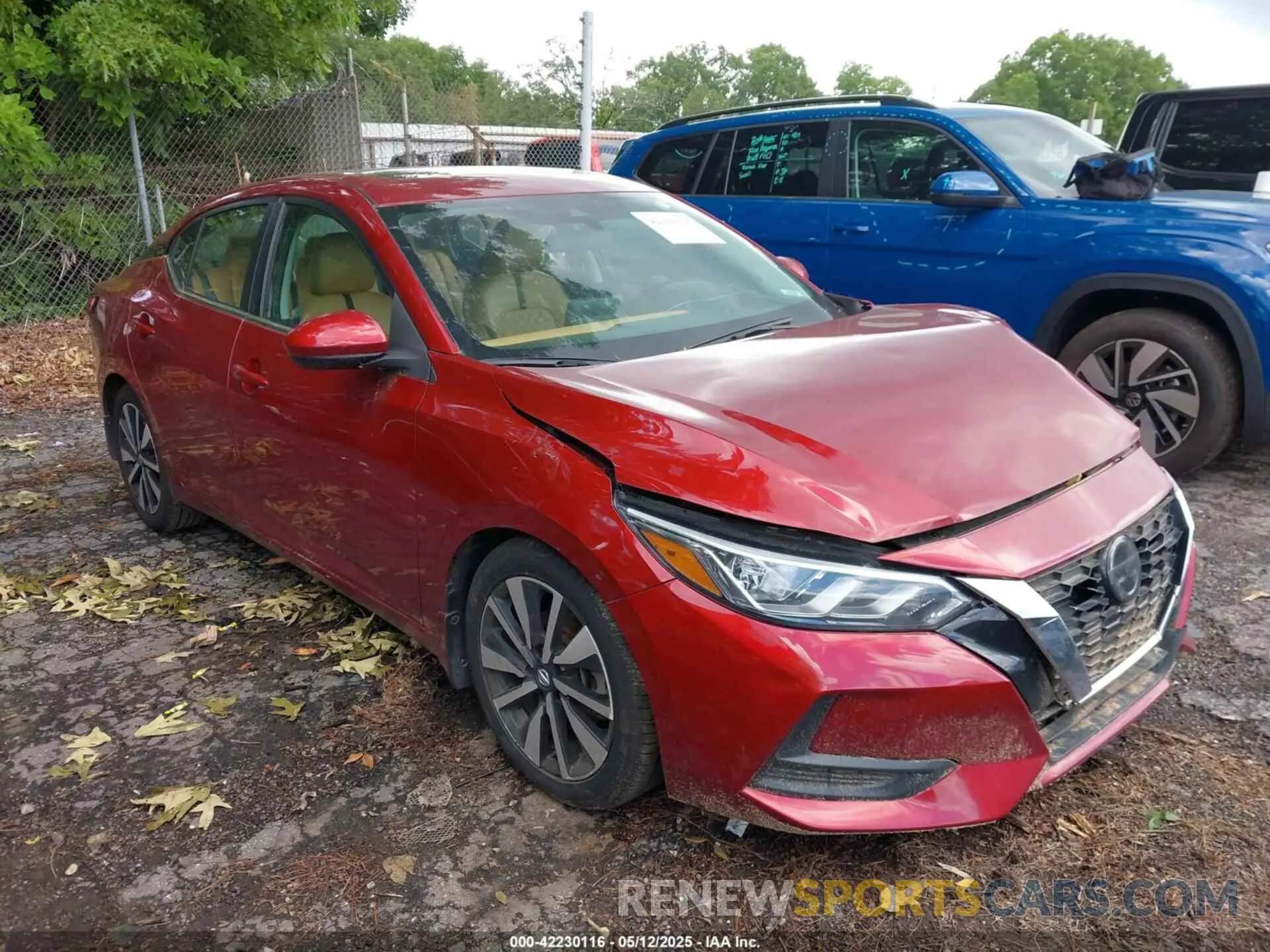 1 Photograph of a damaged car 3N1AB8CV3MY2J2680 NISSAN SENTRA 2021