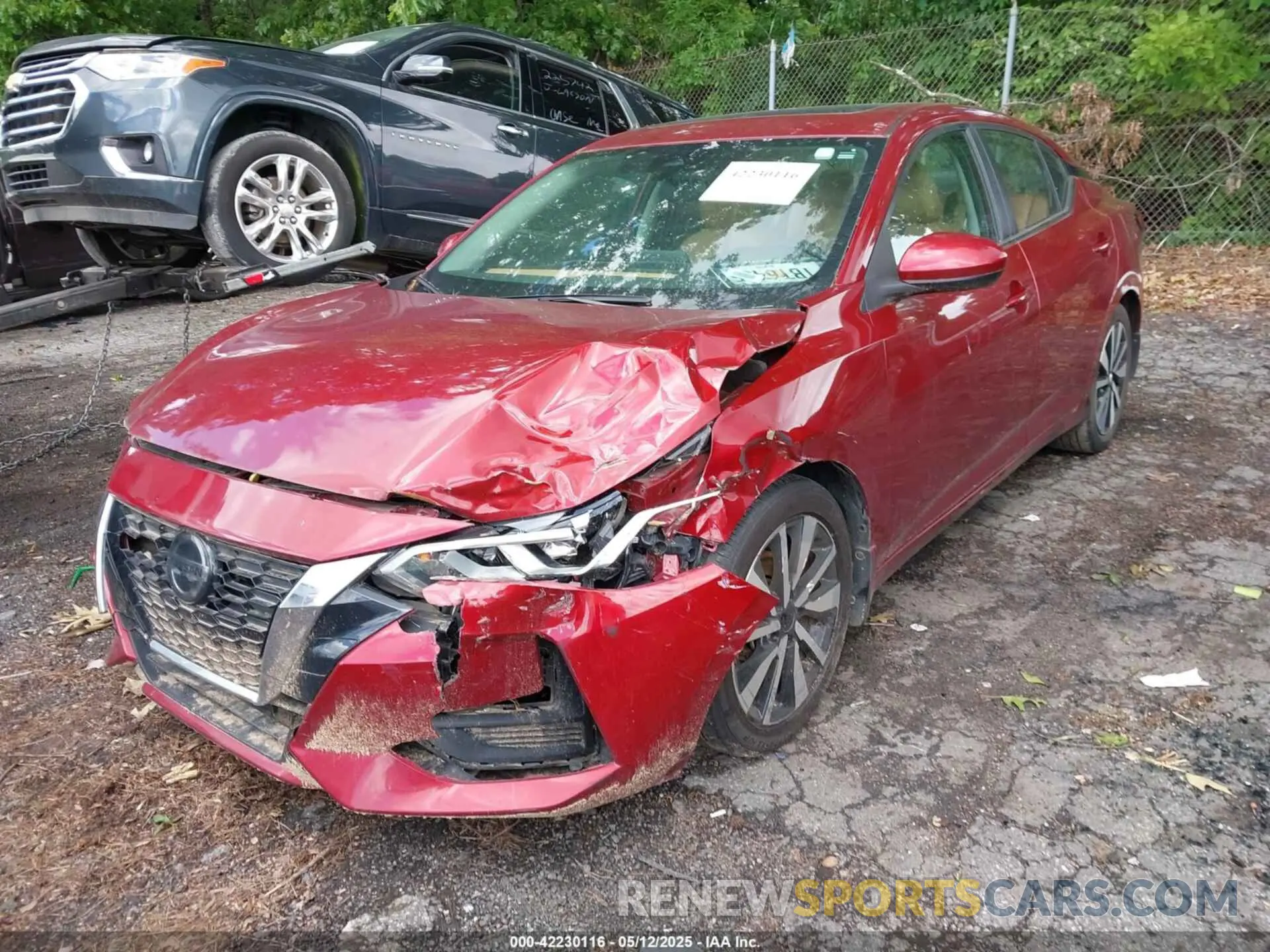 2 Photograph of a damaged car 3N1AB8CV3MY2J2680 NISSAN SENTRA 2021