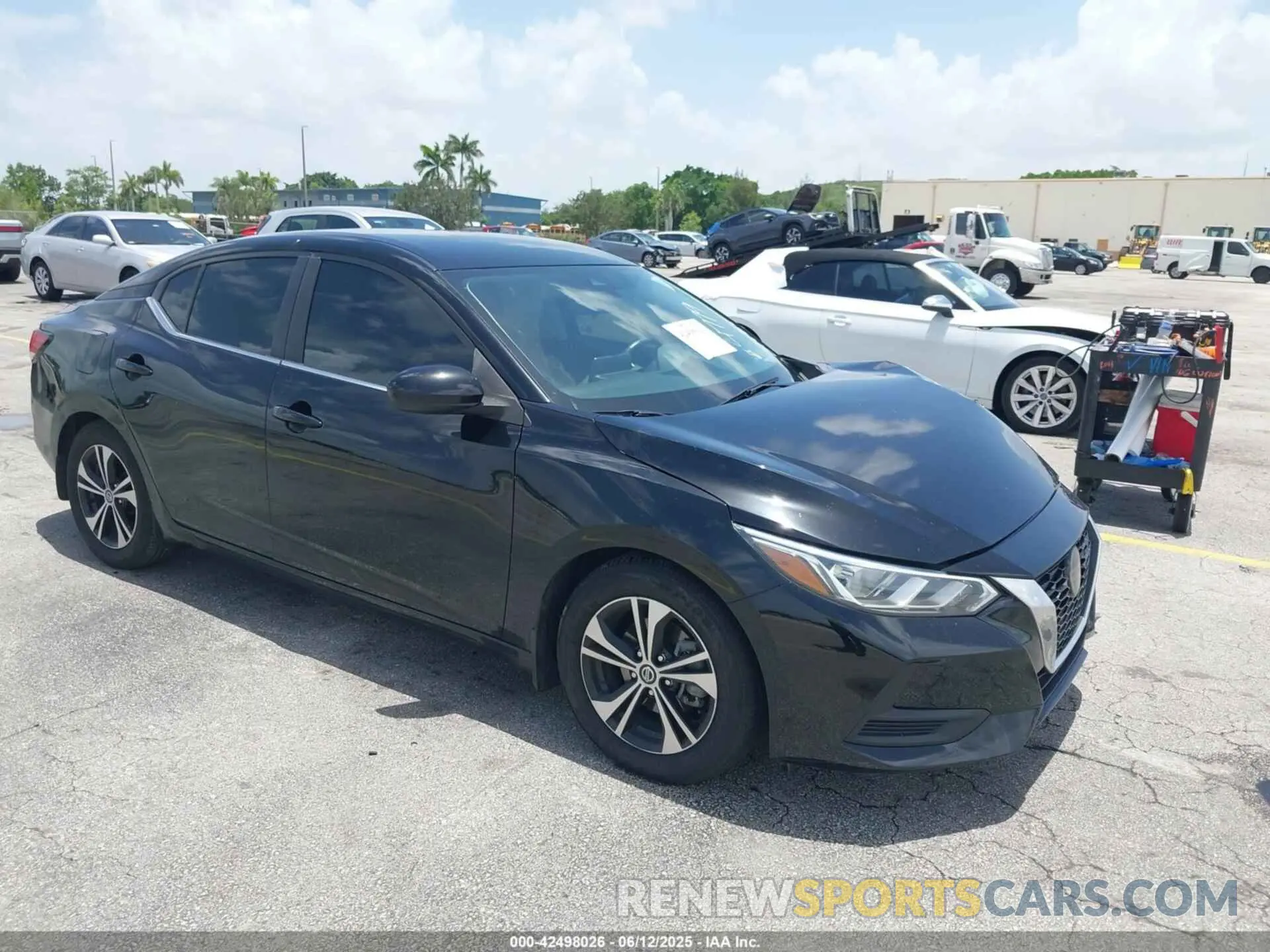 1 Photograph of a damaged car 3N1AB8CV3MY304779 NISSAN SENTRA 2021