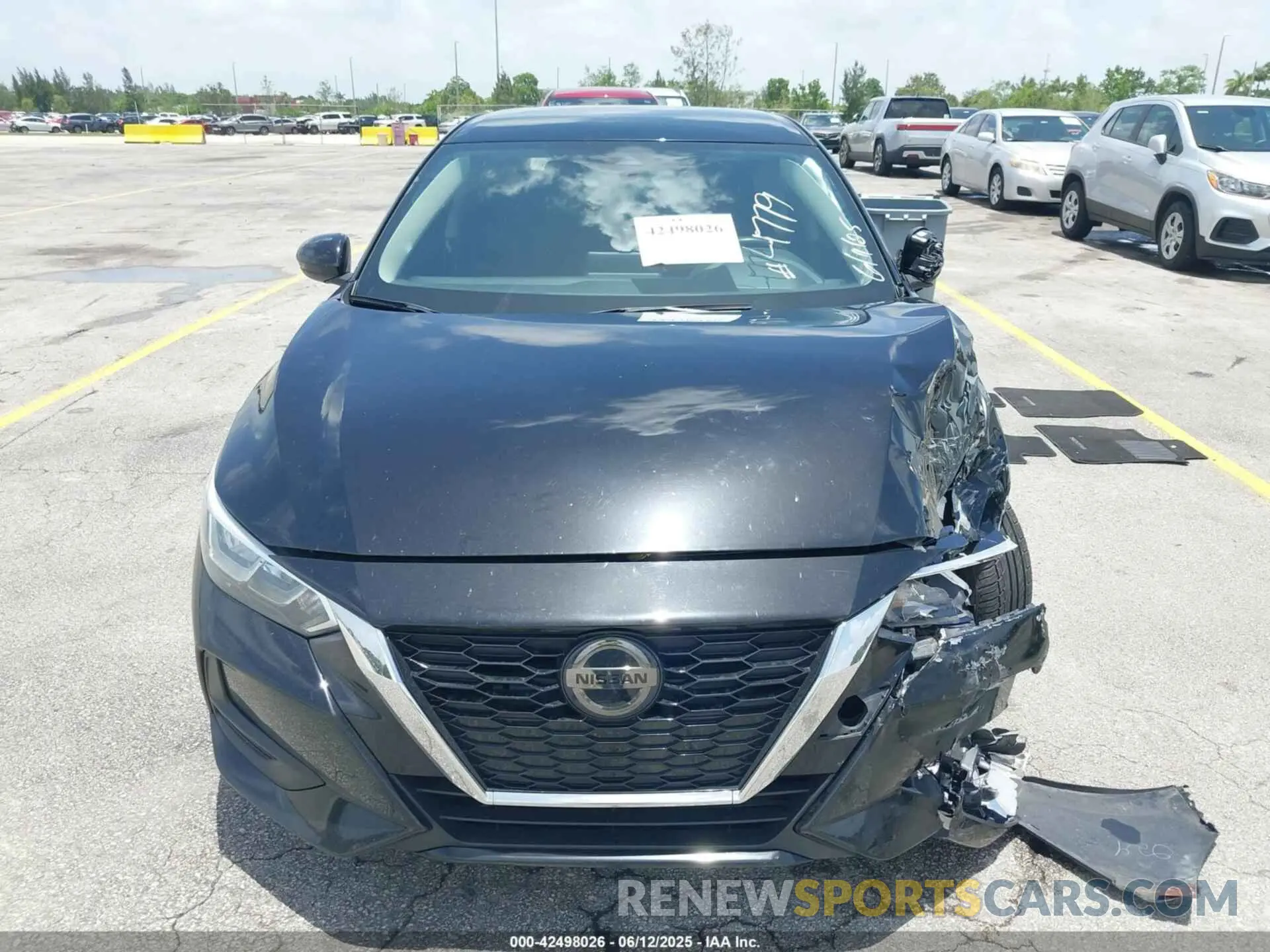 12 Photograph of a damaged car 3N1AB8CV3MY304779 NISSAN SENTRA 2021