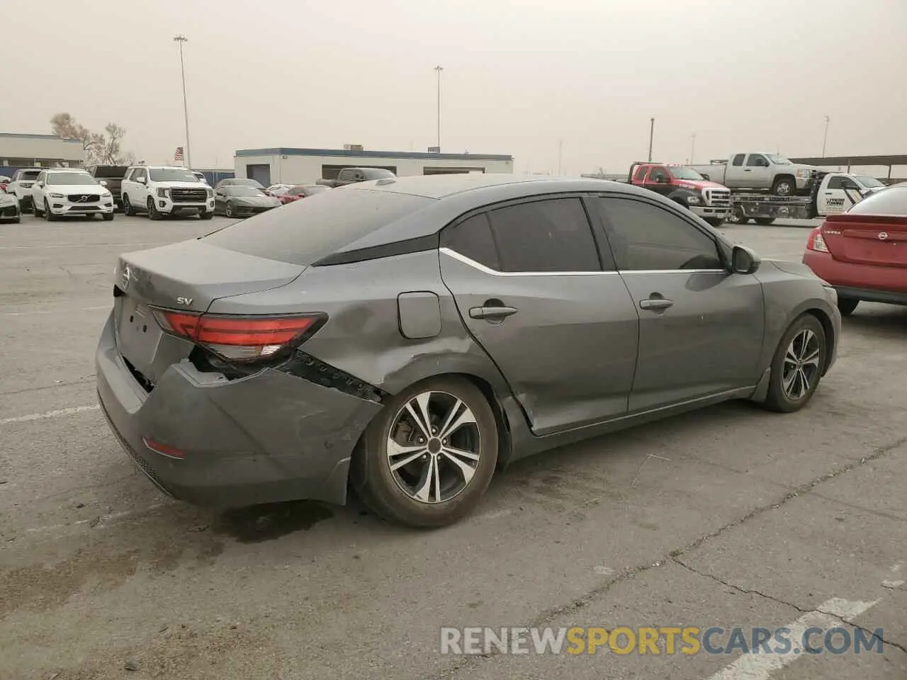 3 Photograph of a damaged car 3N1AB8CV3MY308668 NISSAN SENTRA 2021