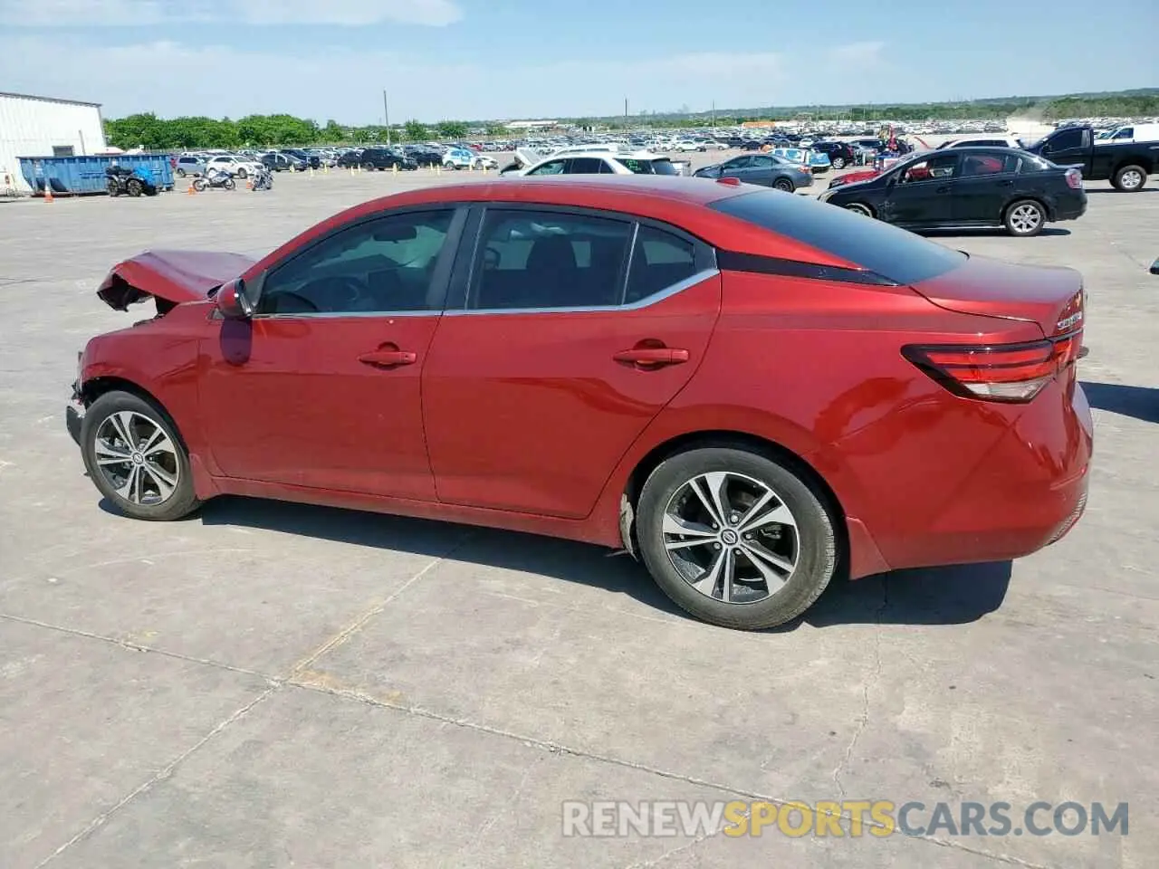 2 Photograph of a damaged car 3N1AB8CV3MY324367 NISSAN SENTRA 2021