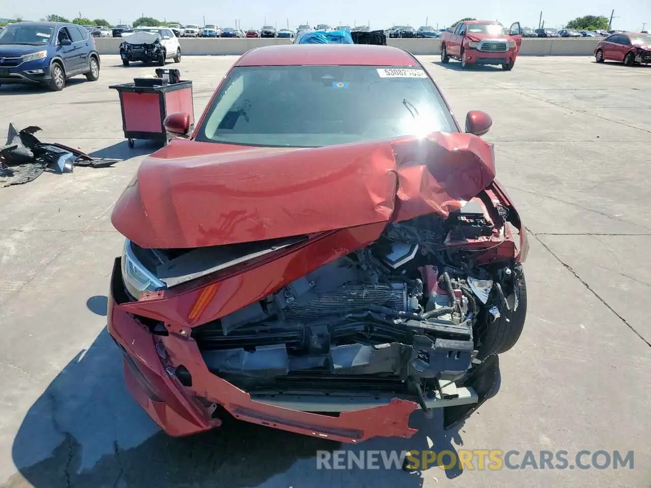 5 Photograph of a damaged car 3N1AB8CV3MY324367 NISSAN SENTRA 2021