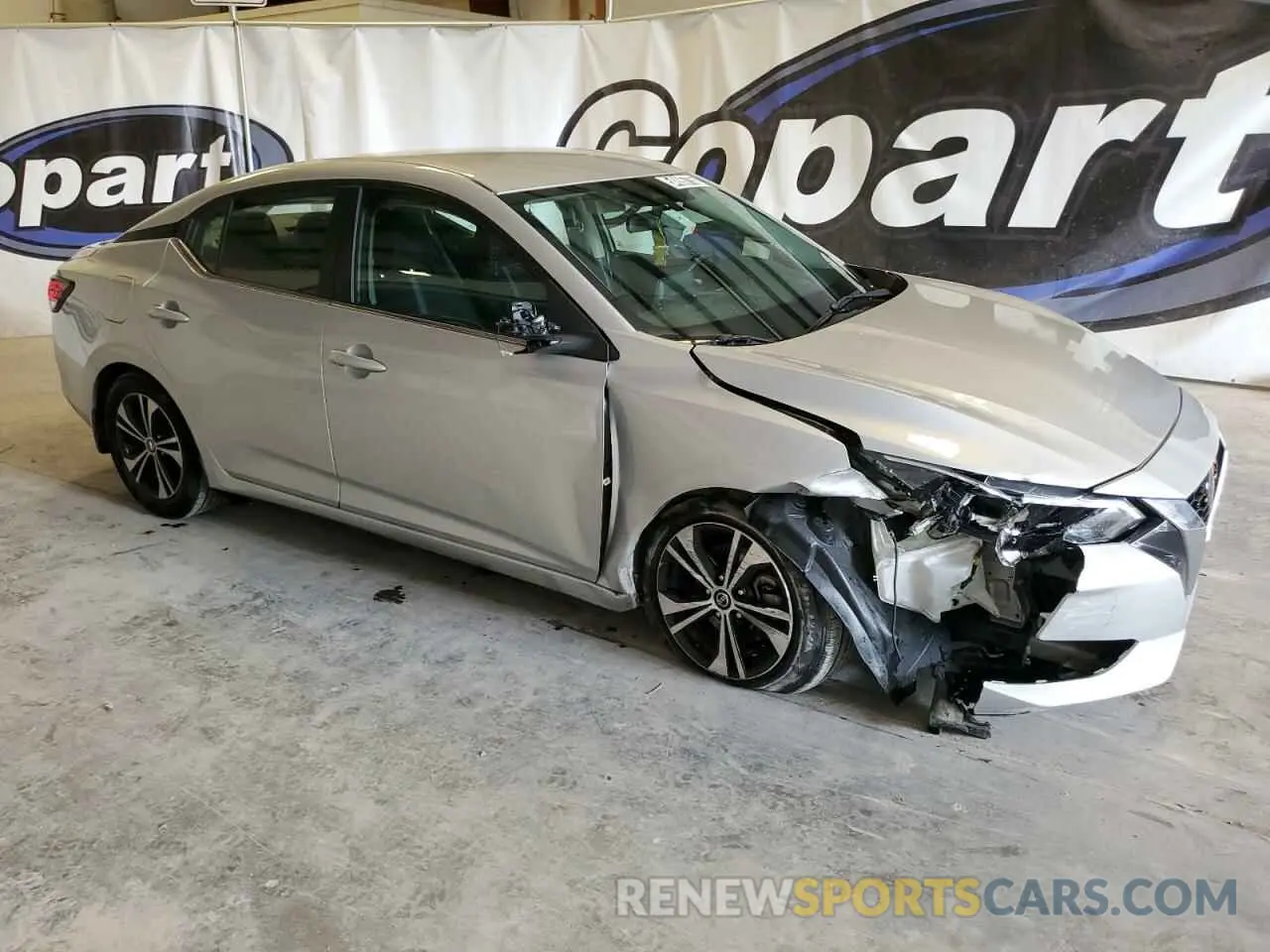 4 Photograph of a damaged car 3N1AB8CV4MY206067 NISSAN SENTRA 2021