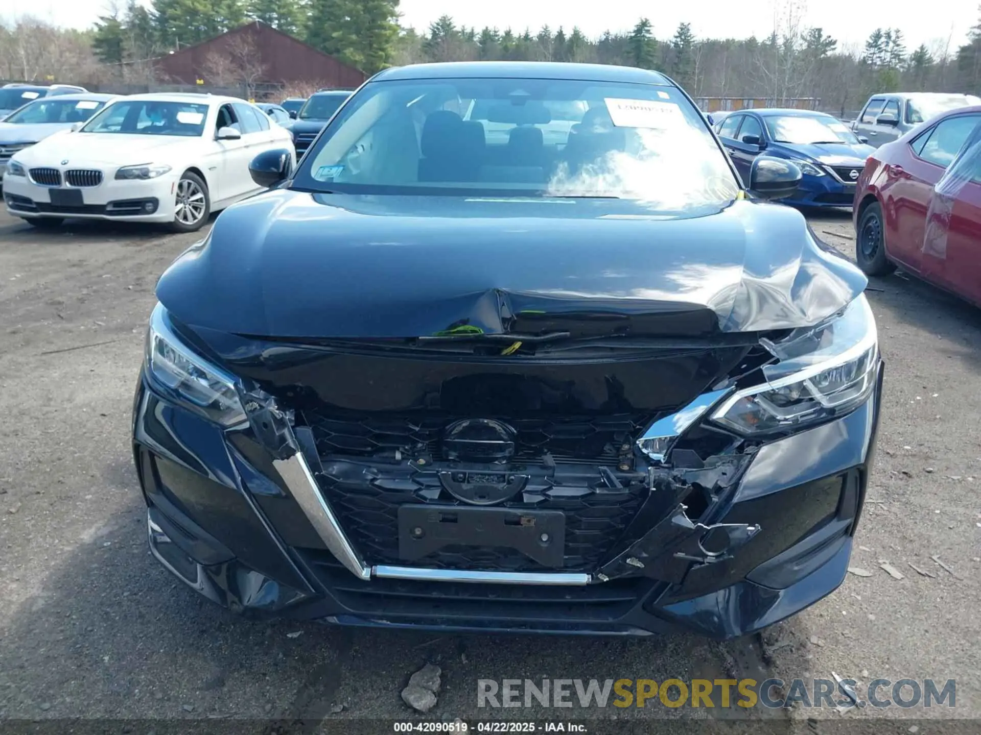 12 Photograph of a damaged car 3N1AB8CV4MY214539 NISSAN SENTRA 2021