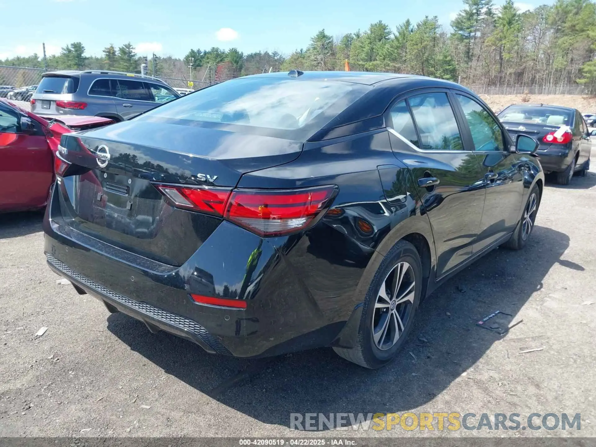 4 Photograph of a damaged car 3N1AB8CV4MY214539 NISSAN SENTRA 2021