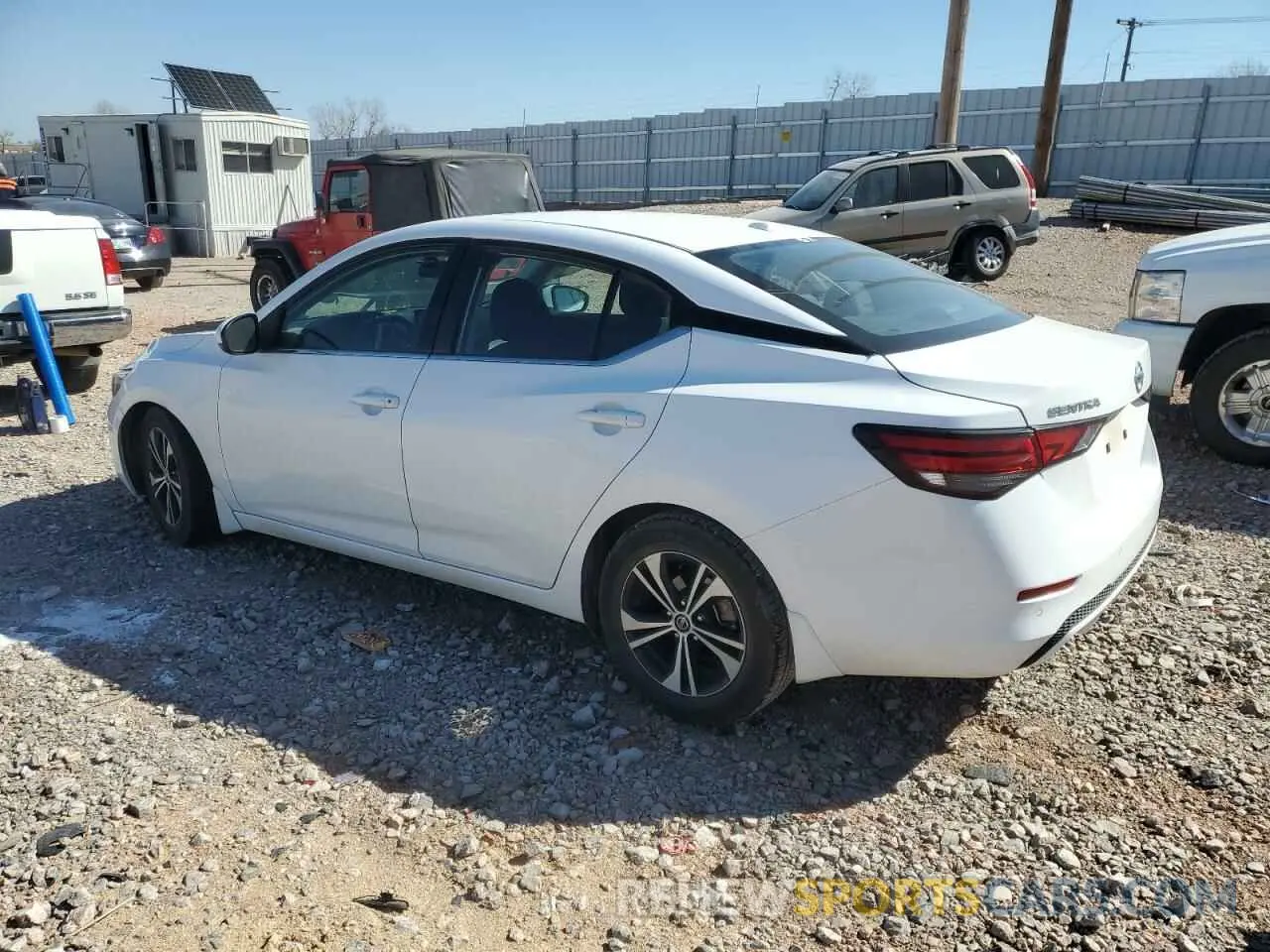 2 Photograph of a damaged car 3N1AB8CV4MY218736 NISSAN SENTRA 2021