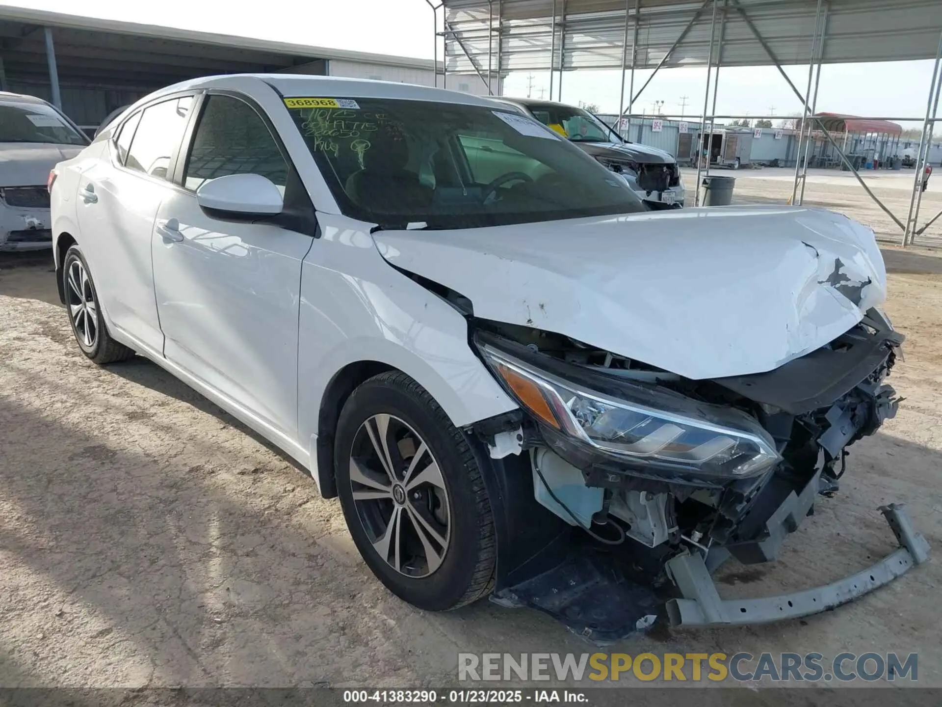 1 Photograph of a damaged car 3N1AB8CV4MY220650 NISSAN SENTRA 2021