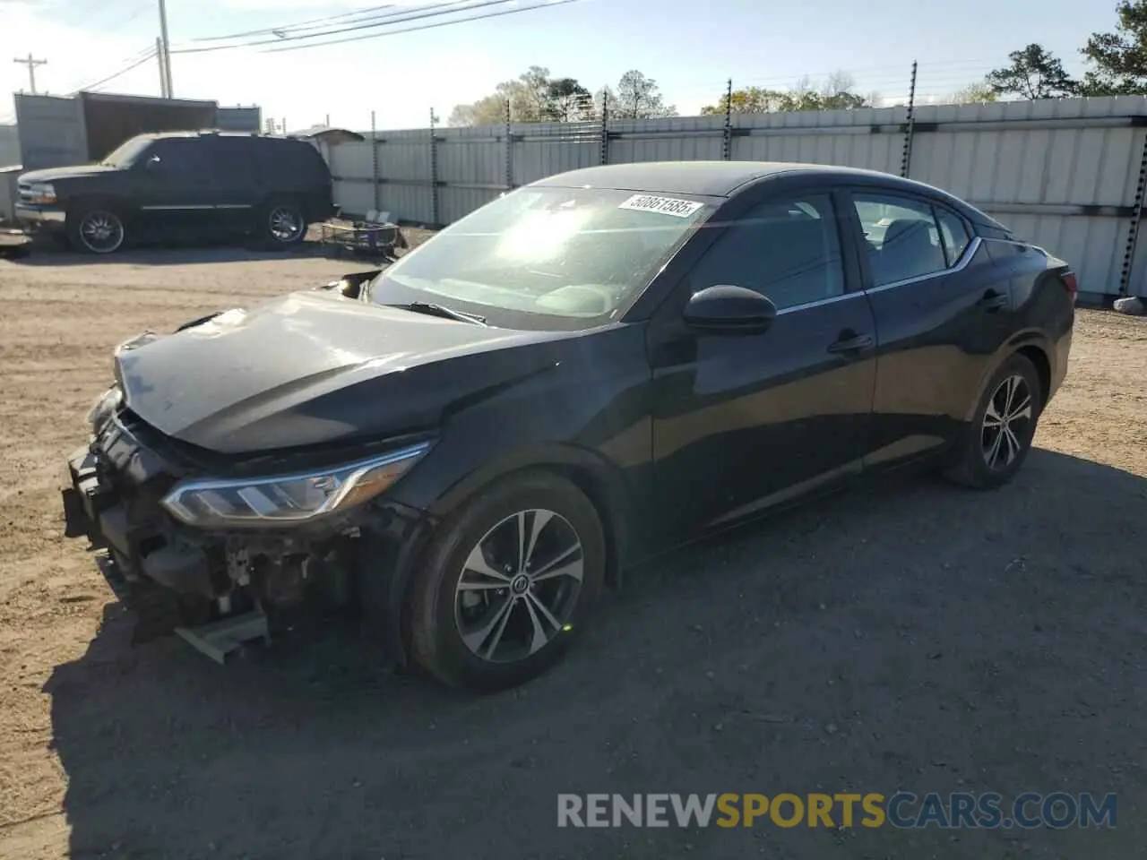 1 Photograph of a damaged car 3N1AB8CV4MY225251 NISSAN SENTRA 2021