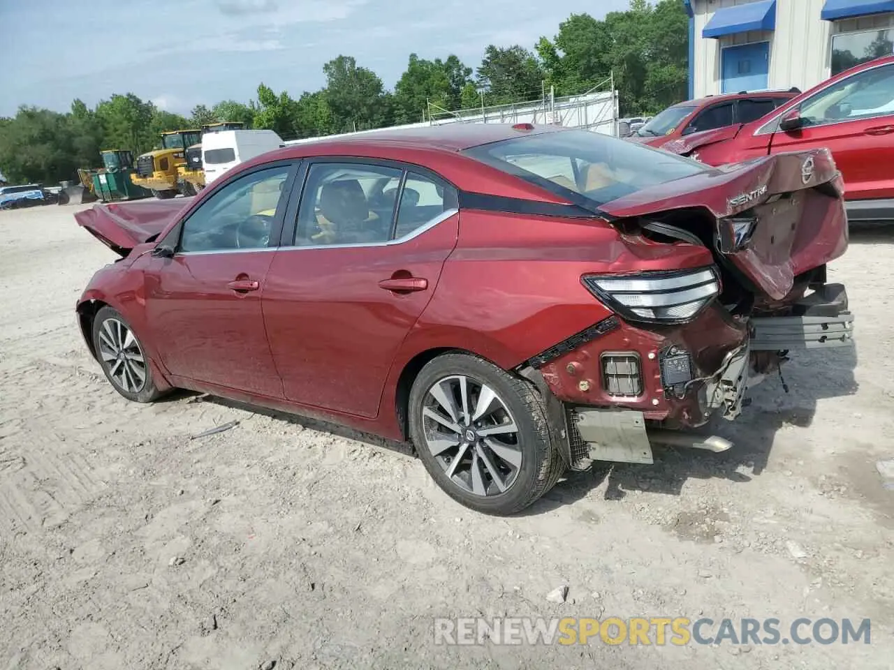 2 Photograph of a damaged car 3N1AB8CV4MY228182 NISSAN SENTRA 2021