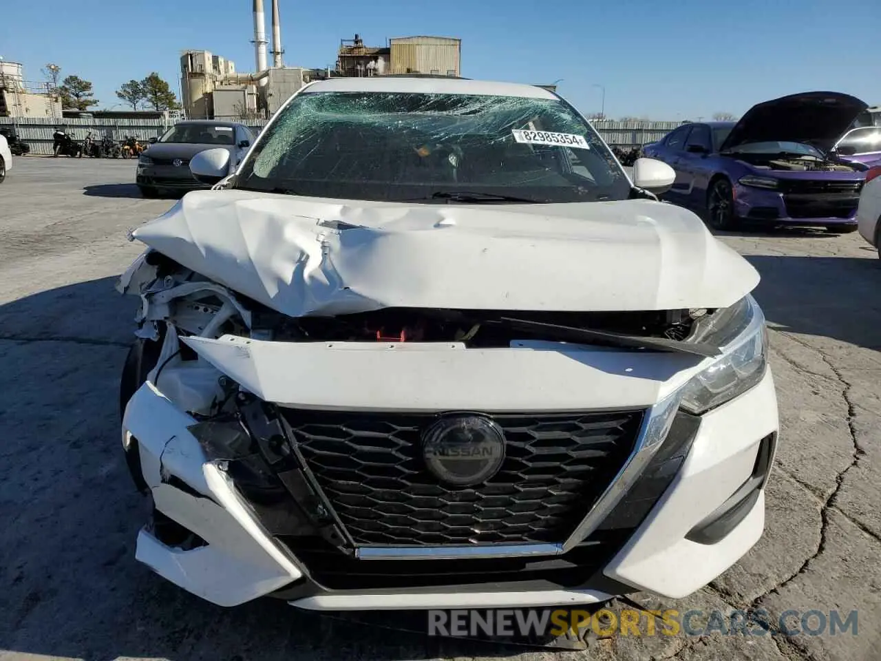 5 Photograph of a damaged car 3N1AB8CV4MY230241 NISSAN SENTRA 2021