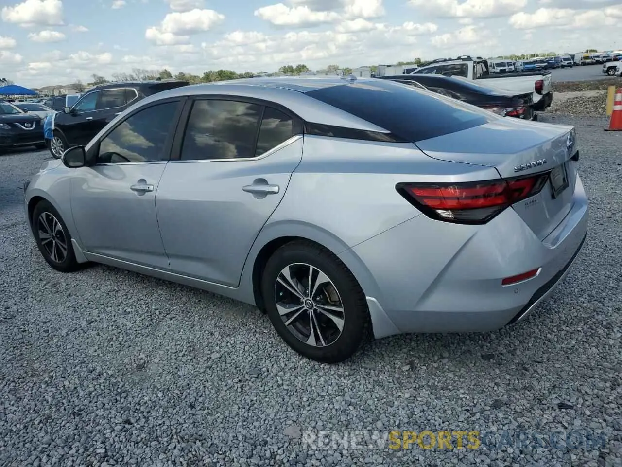 2 Photograph of a damaged car 3N1AB8CV4MY233379 NISSAN SENTRA 2021
