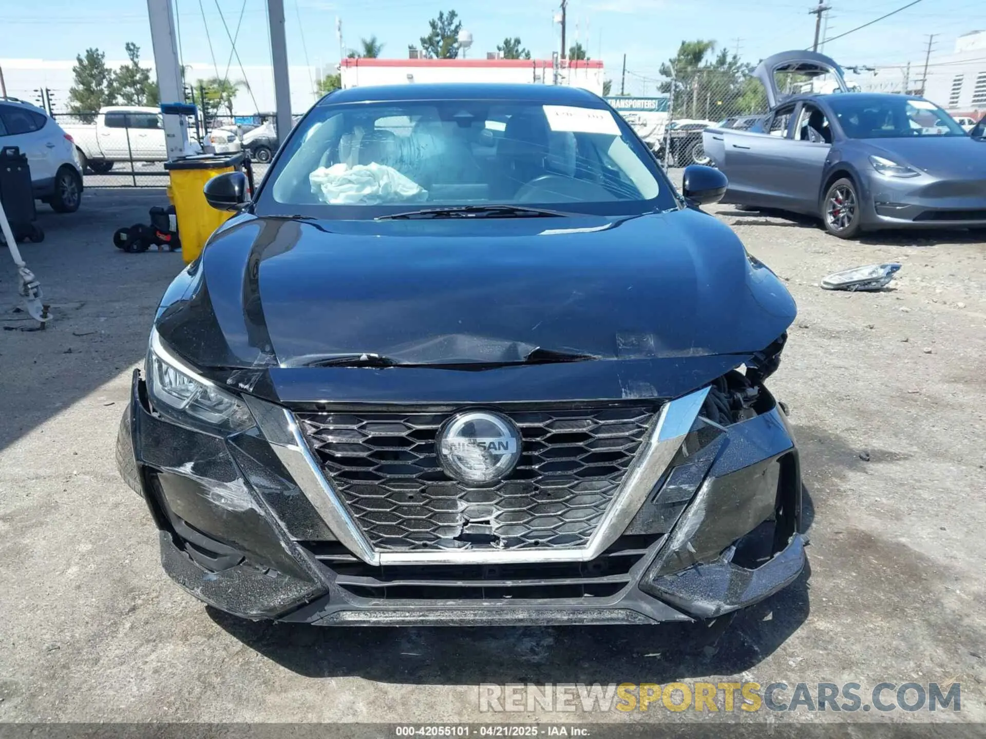 12 Photograph of a damaged car 3N1AB8CV4MY236315 NISSAN SENTRA 2021