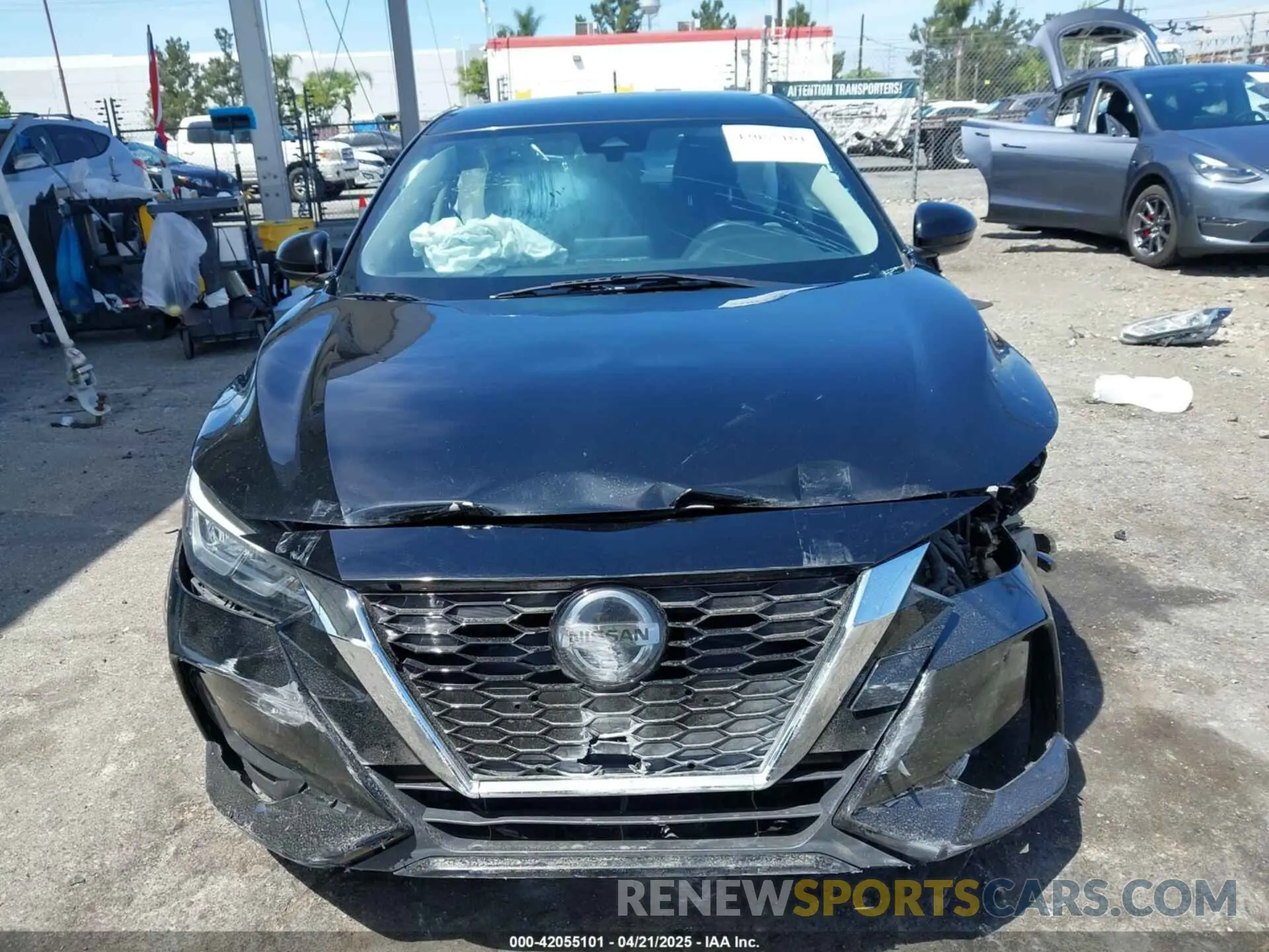 6 Photograph of a damaged car 3N1AB8CV4MY236315 NISSAN SENTRA 2021